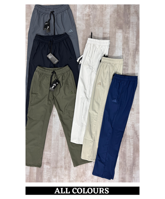 Imported Ns Parachute Lycra TrackPant (30% Lycra 200 GSM)| 3 strip Design