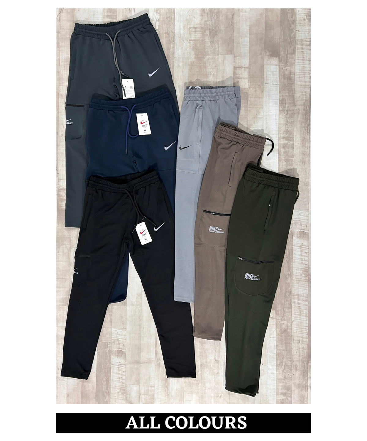 Imported Dobby Lycra Trackpant Knee Zip Pocket | GSM 250 | Slim Fit