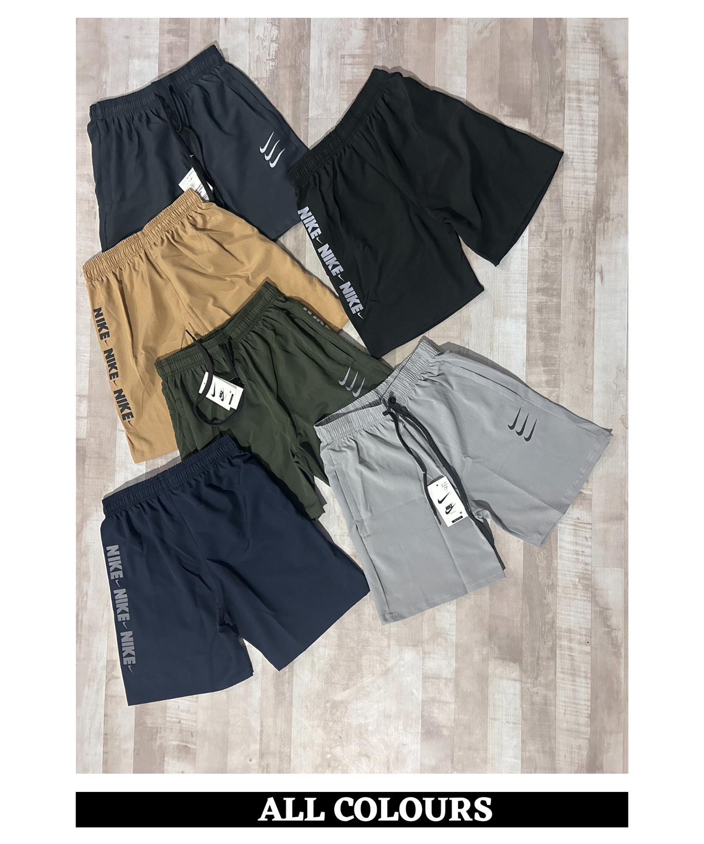 Imported Ns Parachute Lycra Shorts (15% Lycra GSM 130)