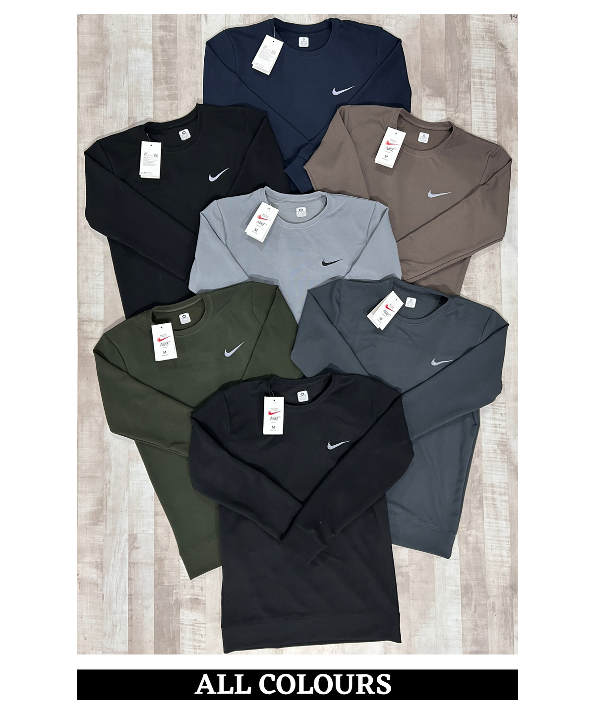 Imported Dobby Lycra SweatShirts | GSM 250 | Regular Fit