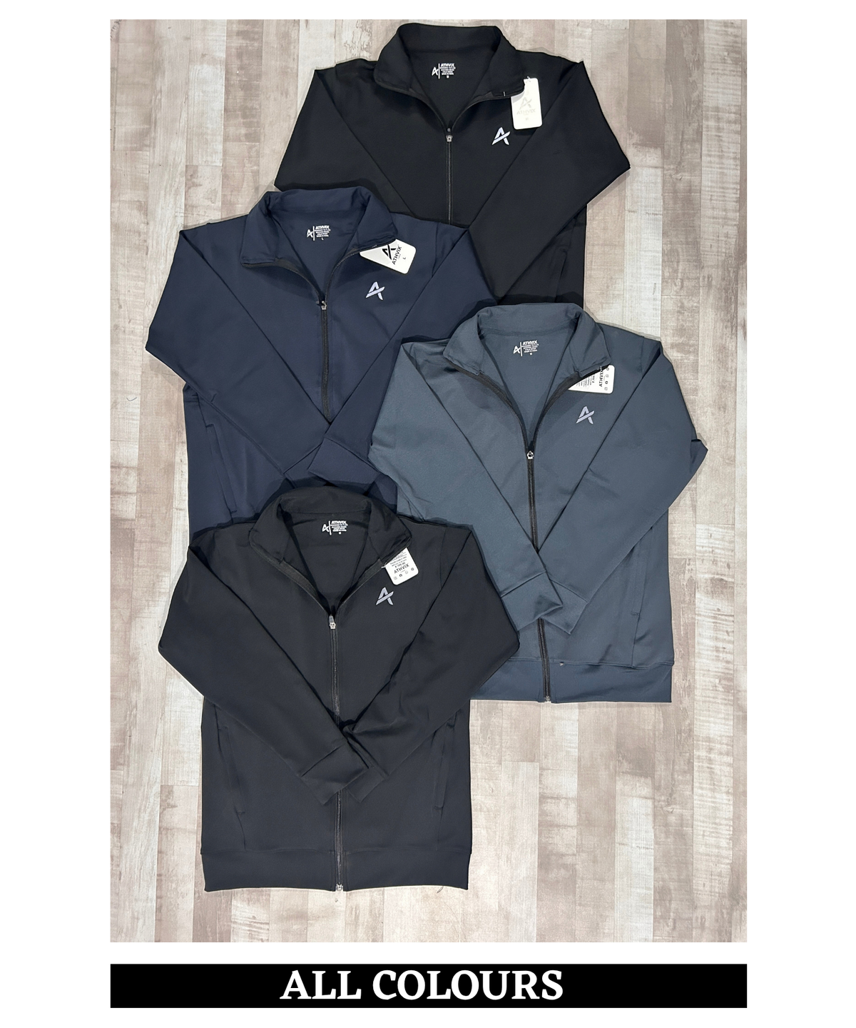 Men’s Athvix Imported 4-Way Lycra Jacket With Full Sleeve Zipper Jacket | 250 GSM | Regular Fit