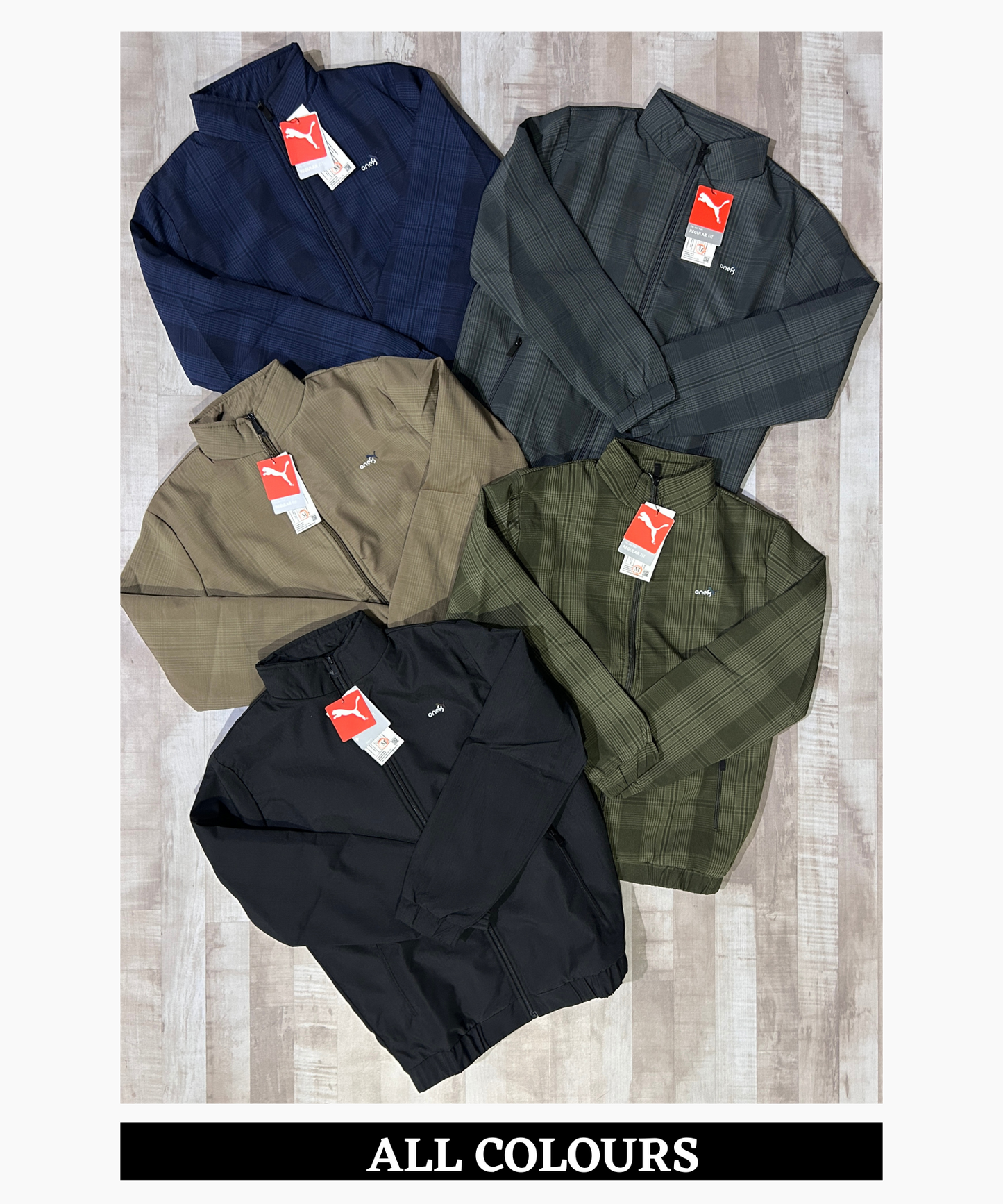Premium Quality Camry check Windcheater Jacket (GSM 350)