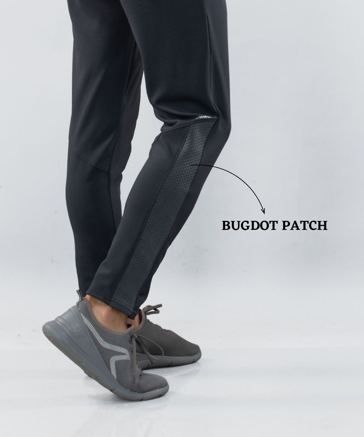 Bugdot Patch Detail Trackpant – Imported Dobby Lycra (280 GSM)