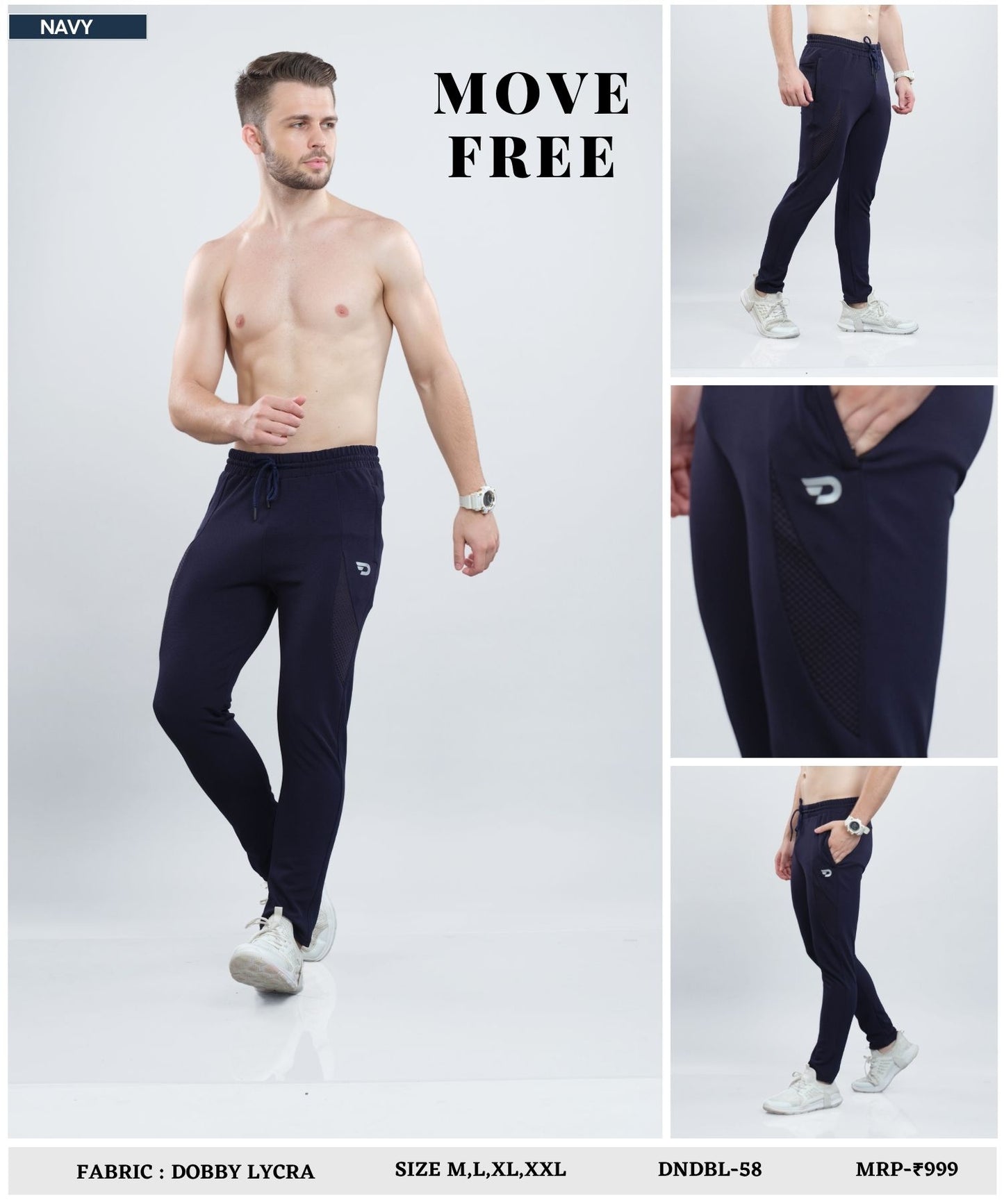 ActiveFlex Trackpant - Imported Dobby Lycra (GSM 280)