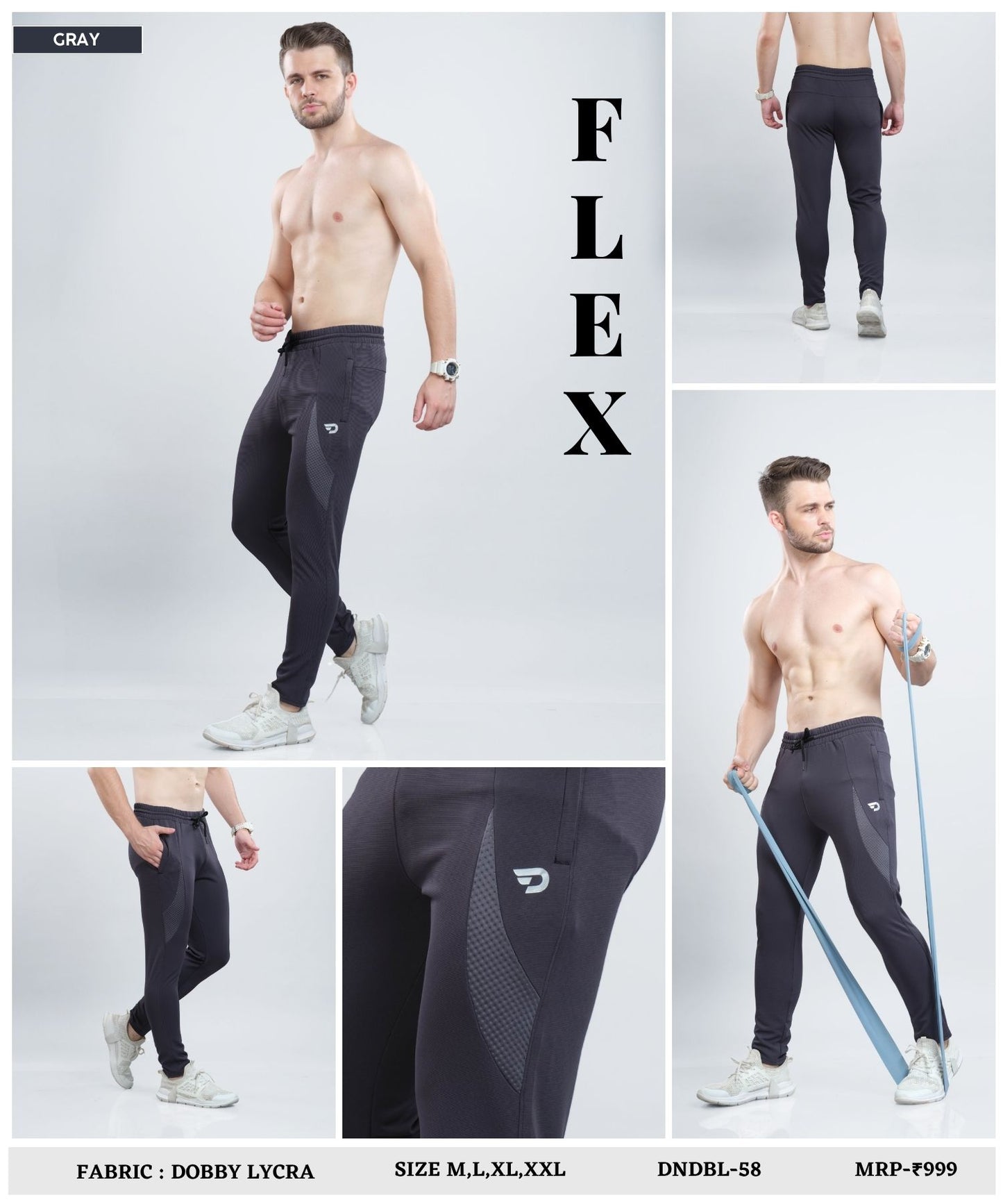 ActiveFlex Trackpant - Imported Dobby Lycra (GSM 280)