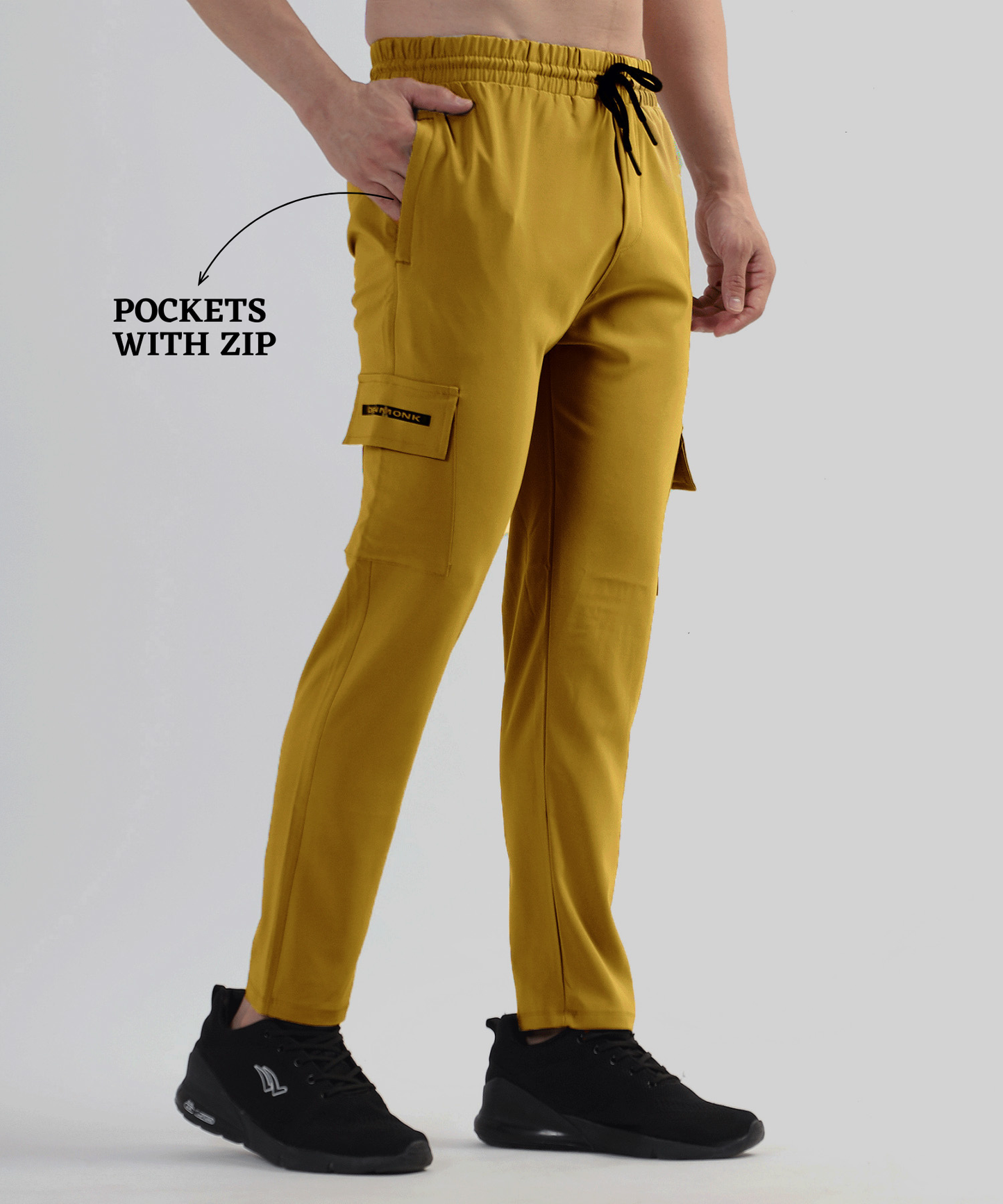 TerryCore Cargo - Imported Nylon Terry Lycra Lower (GSM 180)