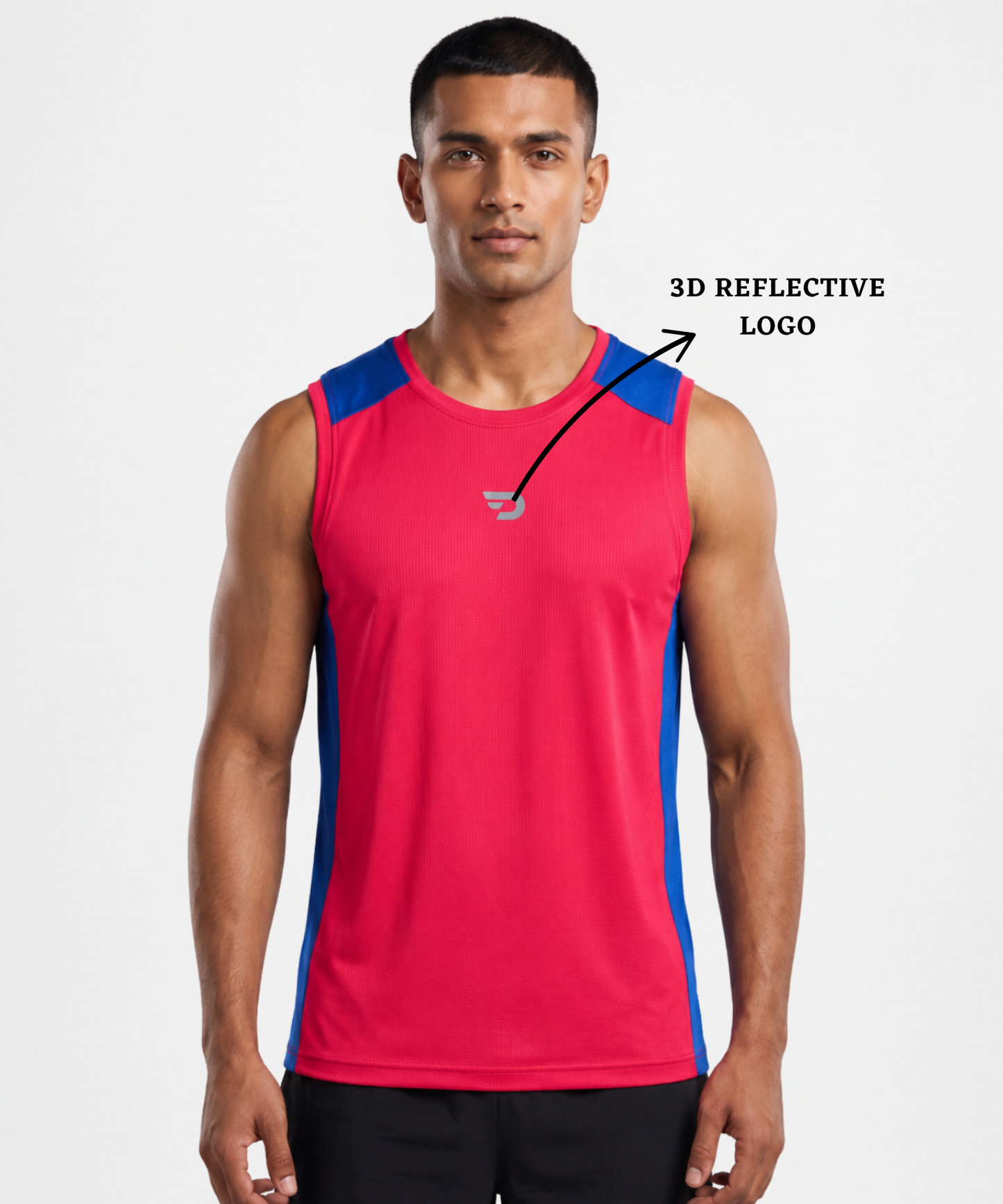 Men's Premium Imported Reebok Knit Lycra Sando | 180 GSM Breathable Quick Dry Fabric