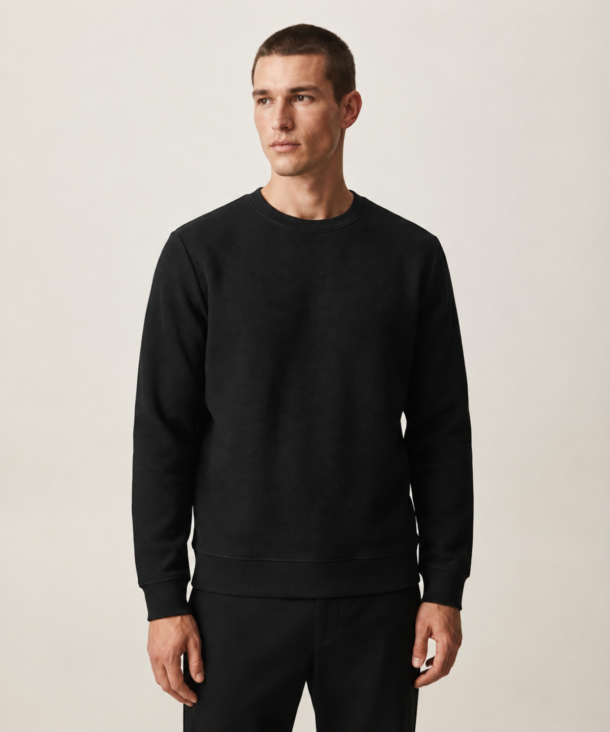 Premium Cotton Matty Fleece Round Neck Sweatshirt (GSM 350) | DOD