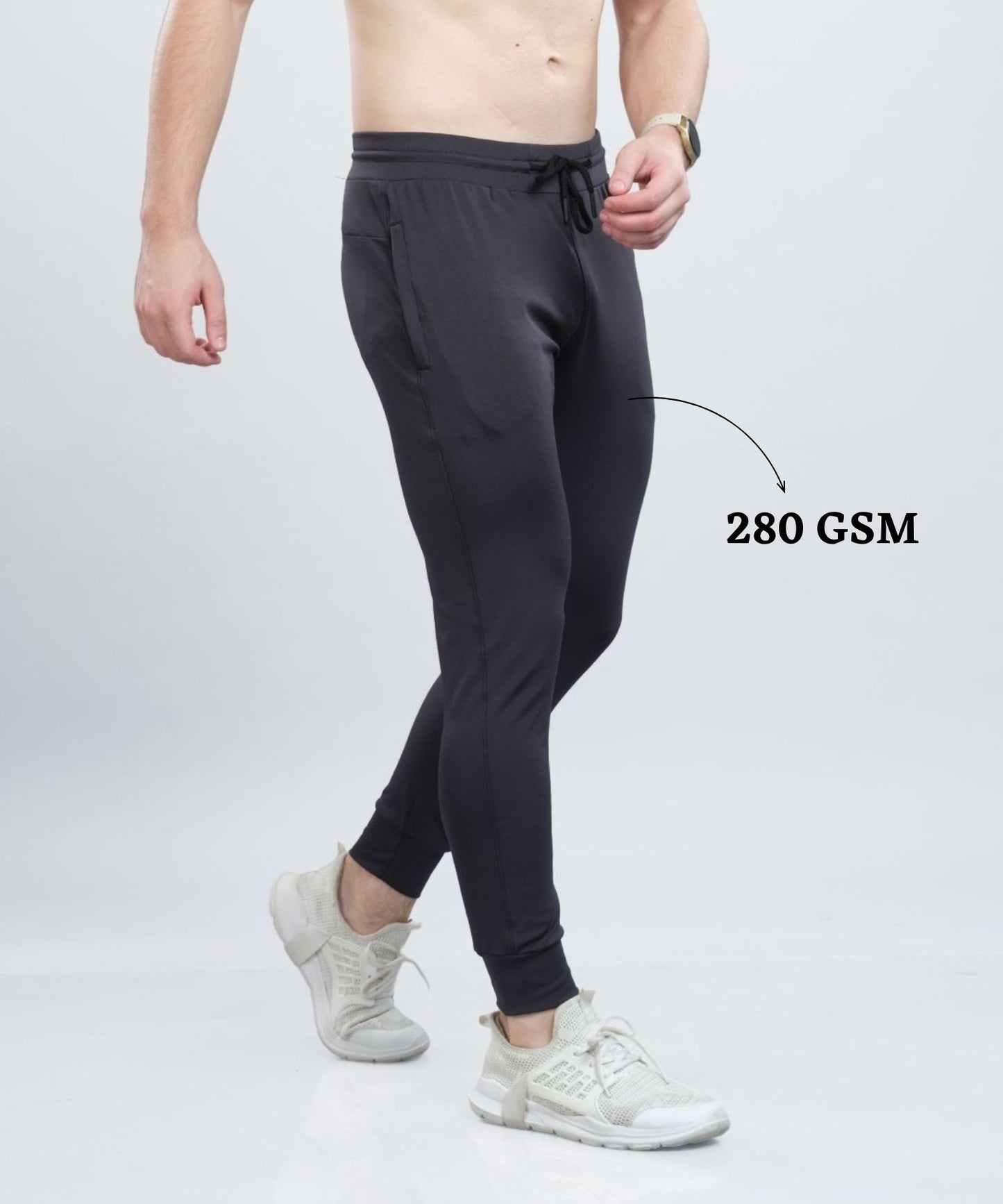 Everyday Trackpant – Imported 4Way Taiwan Lycra ( 280 GSM)