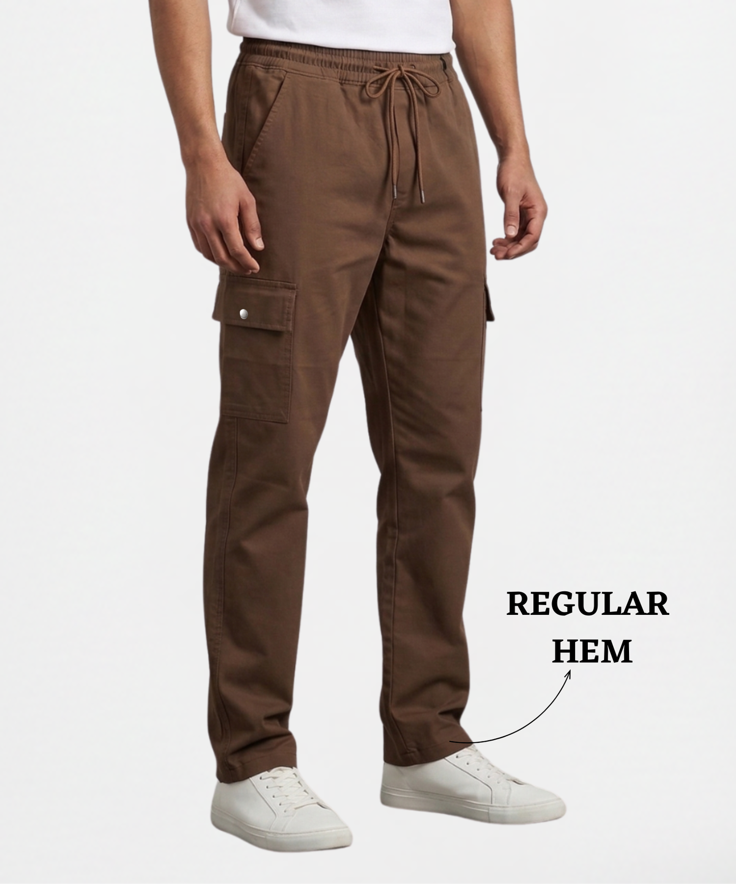 Men’s Premium Cotton Lycra Cargo Track Pants (250 GSM) – Stretchable, Comfortable Fit