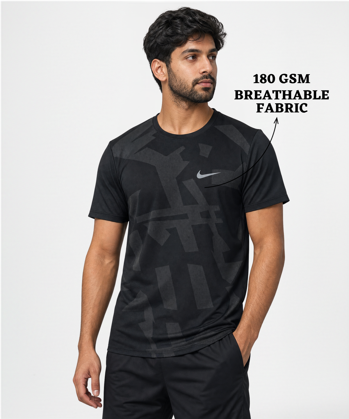 Imported DotKnit Lycra T-Shirt - 180 GSM | Printed T-shirt