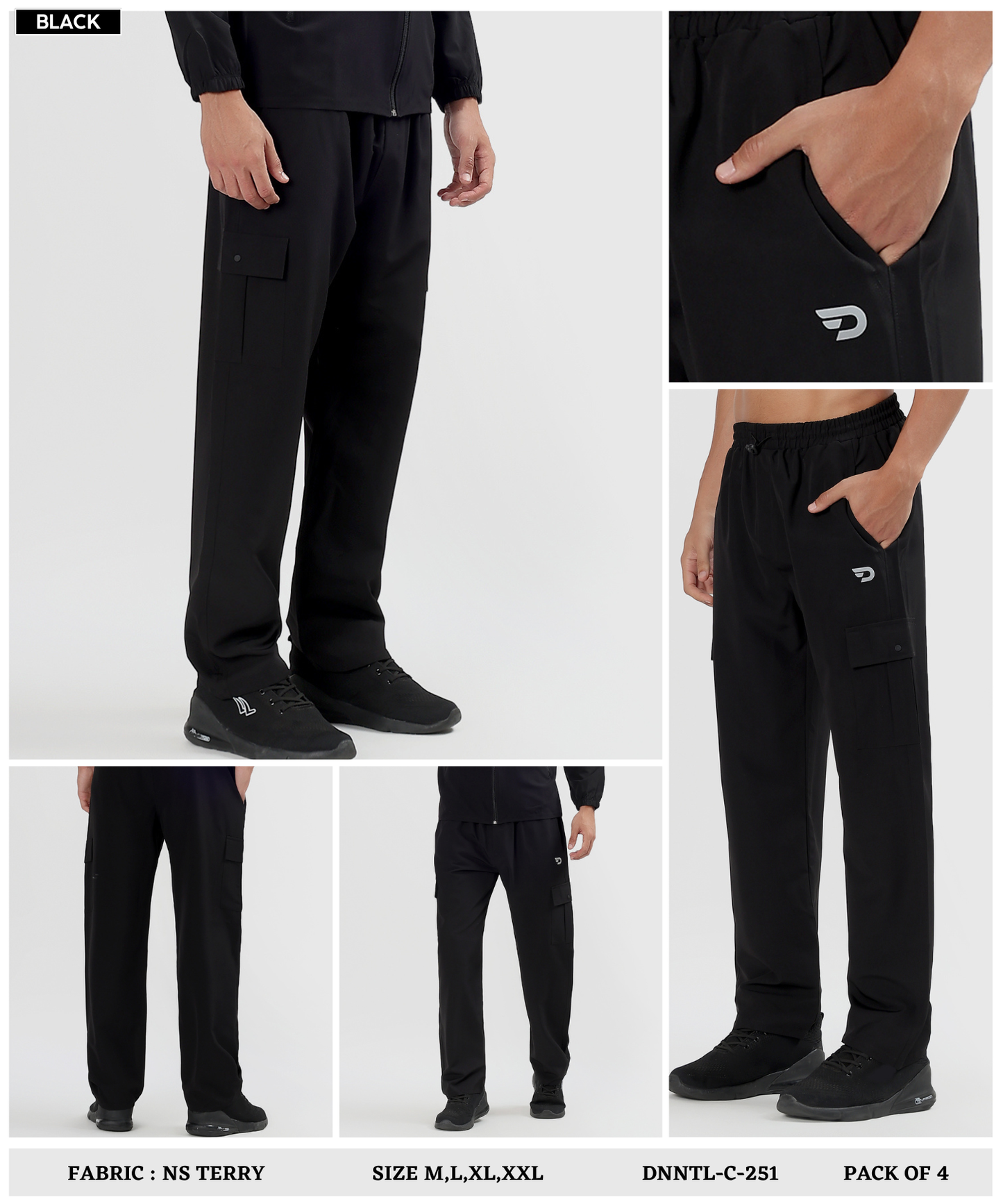 Imported NS Terry Lycra Lower (GSM 180-190)| Oversize Trackpants