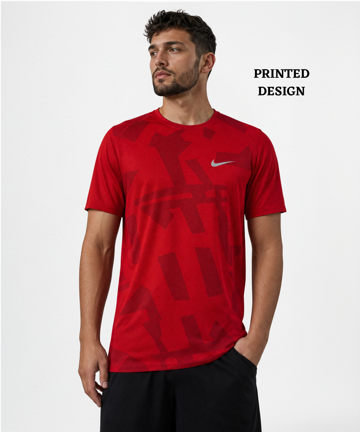 Imported DotKnit Lycra T-Shirt - 180 GSM | Printed T-shirt