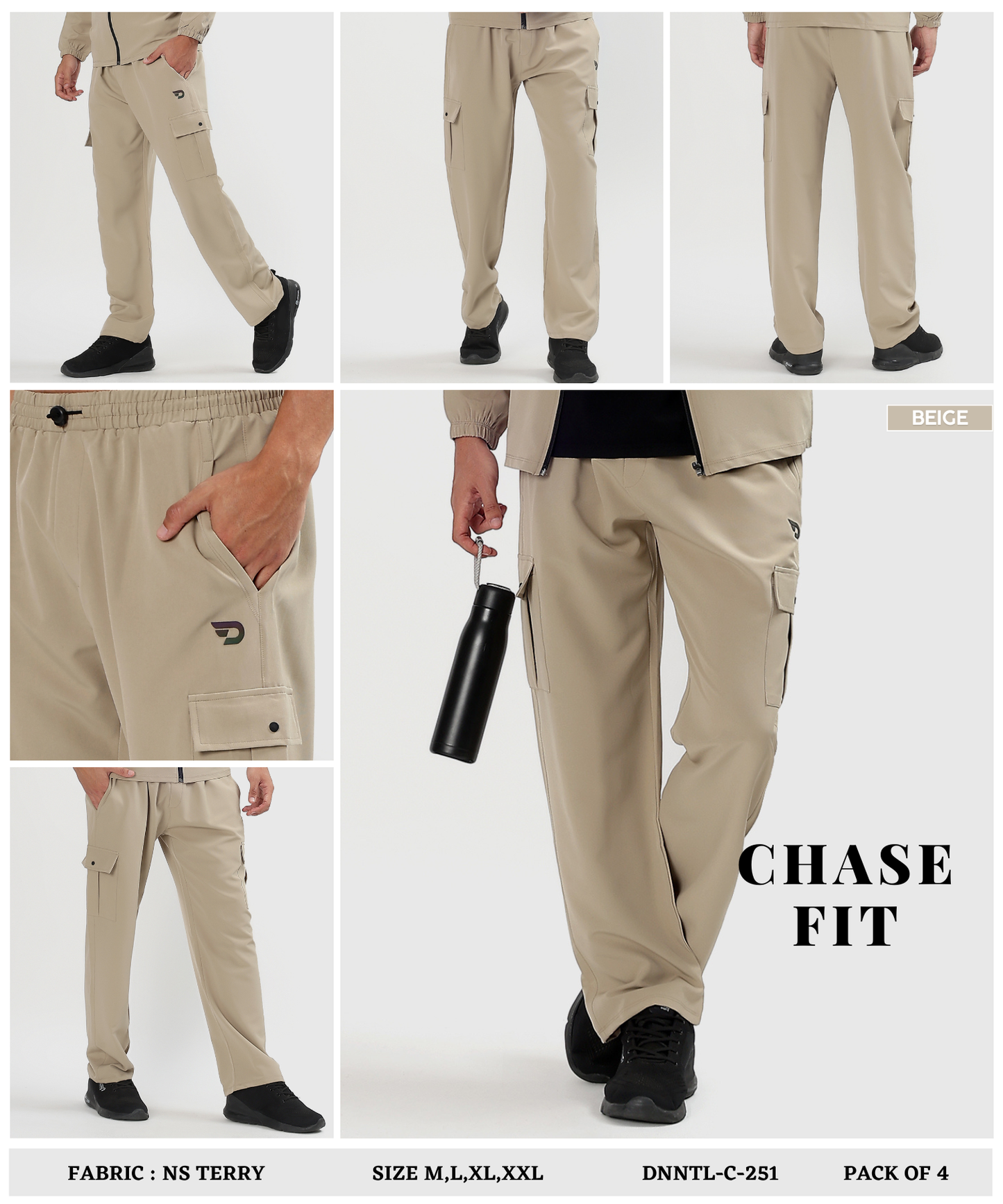 Imported NS Terry Lycra Lower (GSM 180-190)| Oversize Trackpants