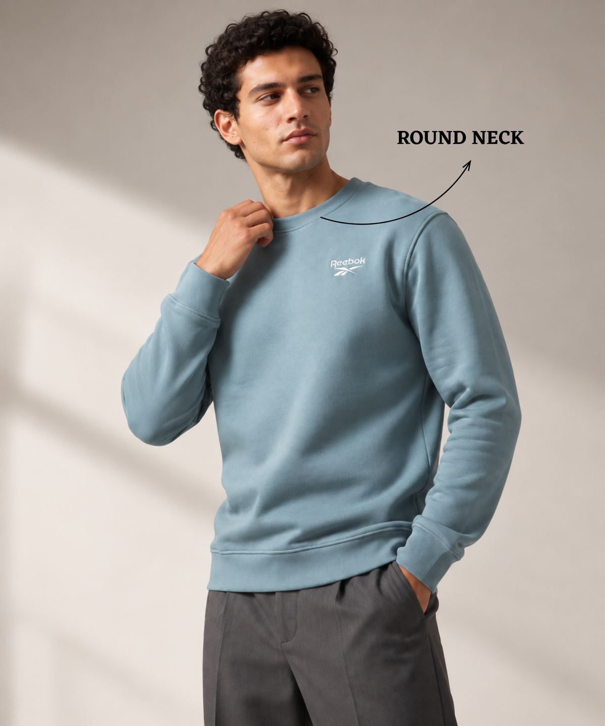 Premium Quality 3 Thread Cotton Fleece Round Neck Sweatshirt (GSM 350)|DOD