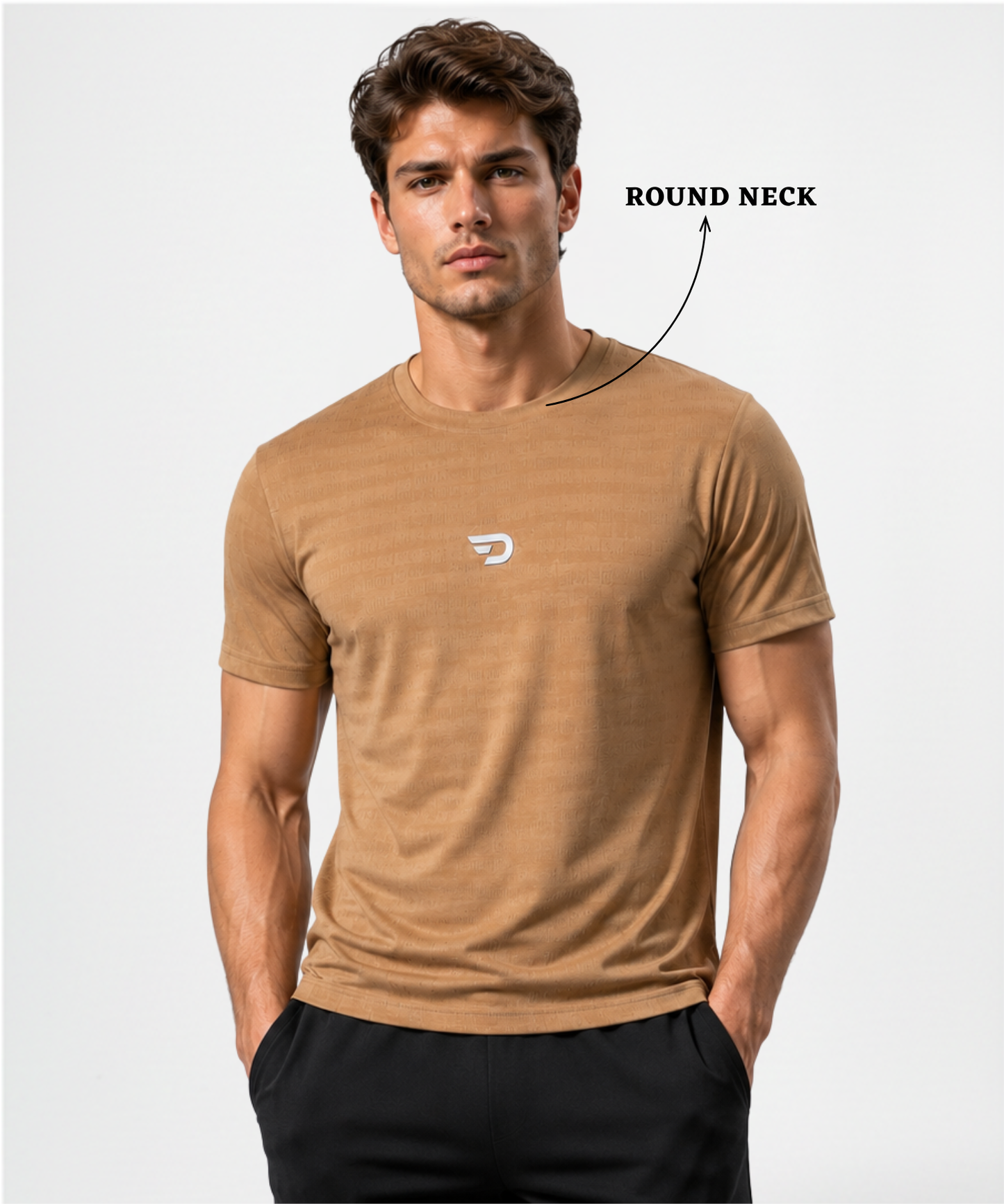 Men's Premium Imported Mesh Lycra Sports T-Shirt | 170 GSM Lightweight Fabric