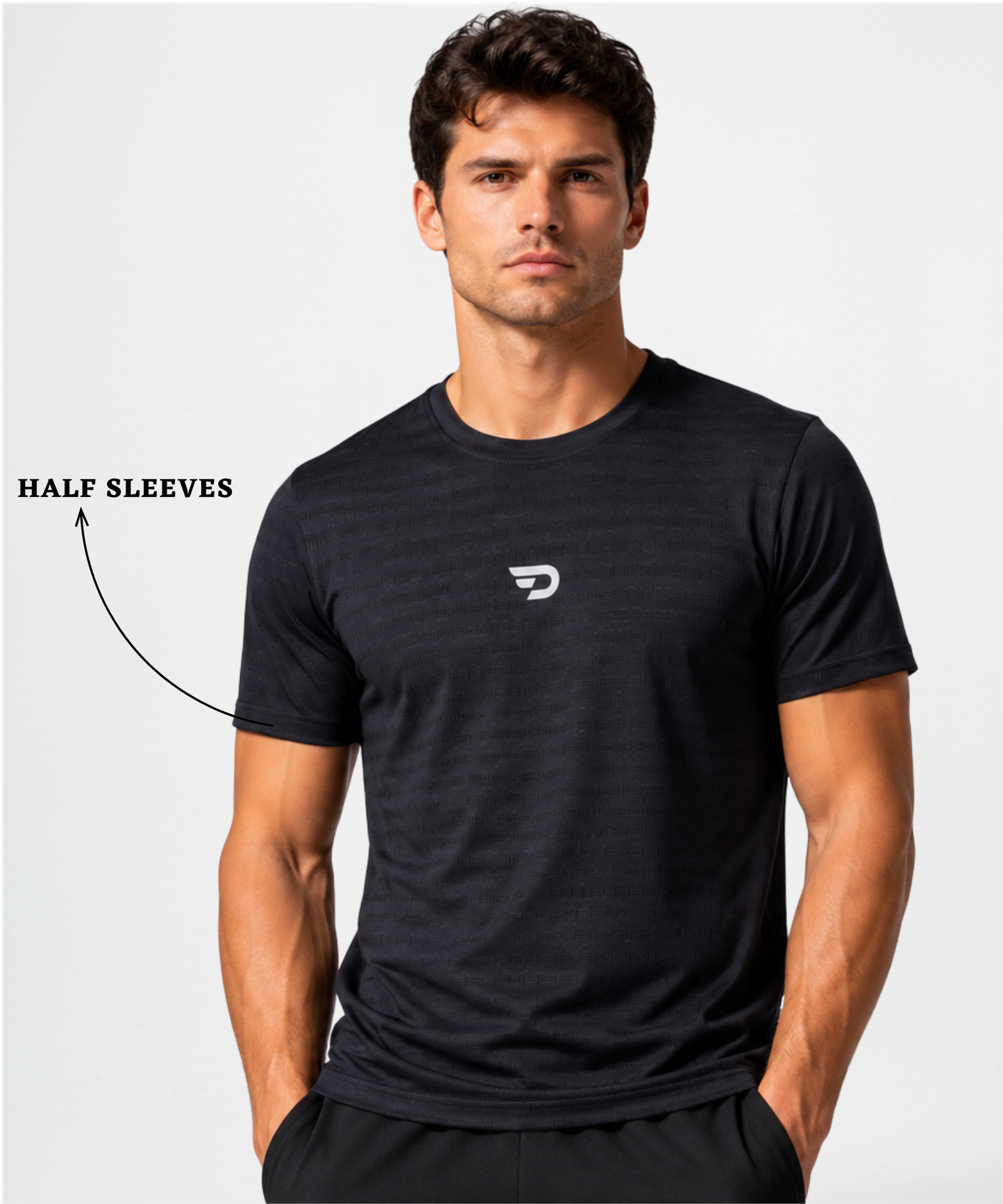 Men's Premium Imported Mesh Lycra Sports T-Shirt | 170 GSM Lightweight Fabric