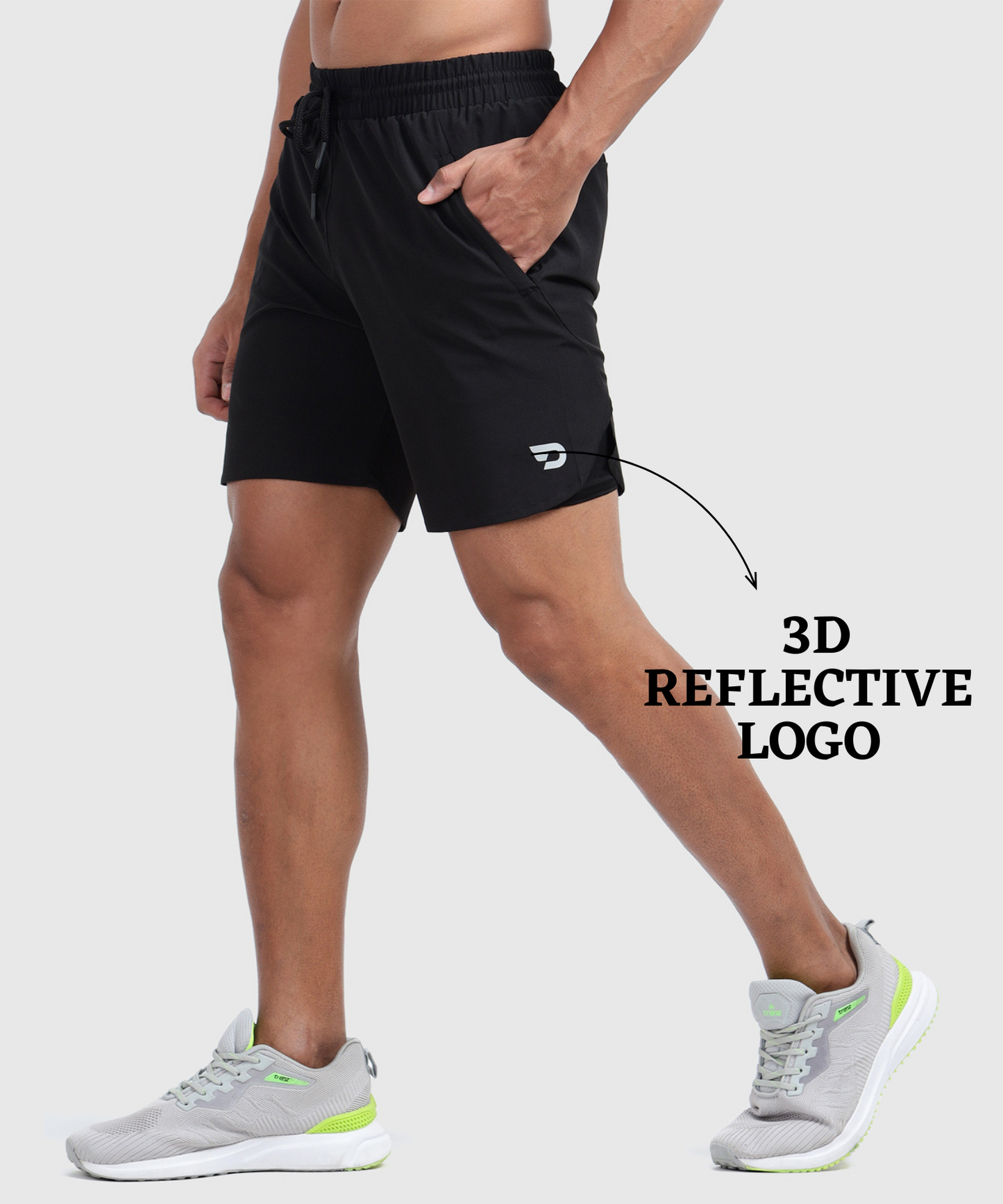 2-in-1 Shorts -Imported Ns Parachute (GSM 130, 15% Lycra)