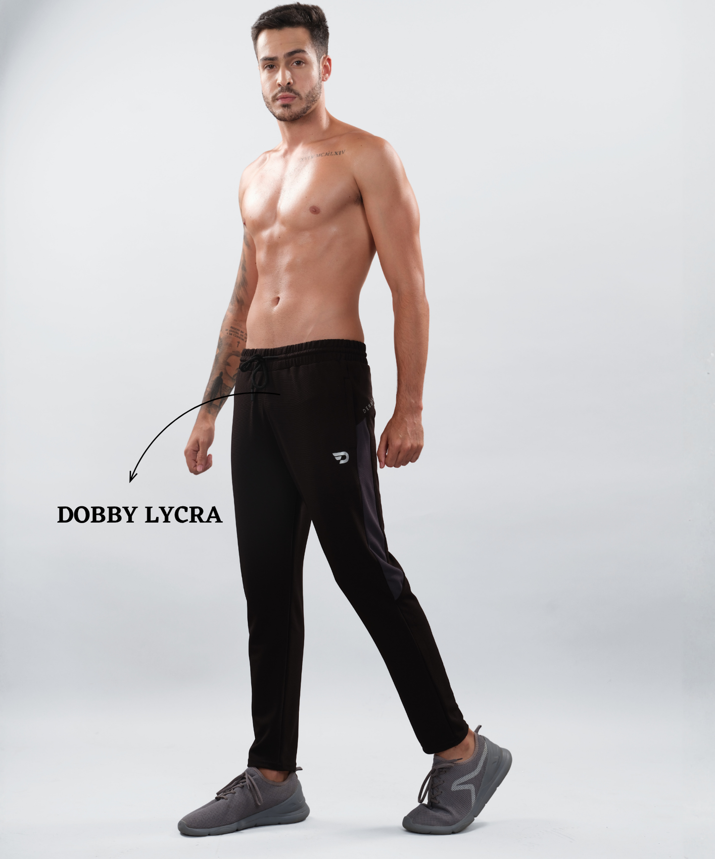 ColorBlock Trackpant – Imported  Dobby Lycra ( 280 GSM)