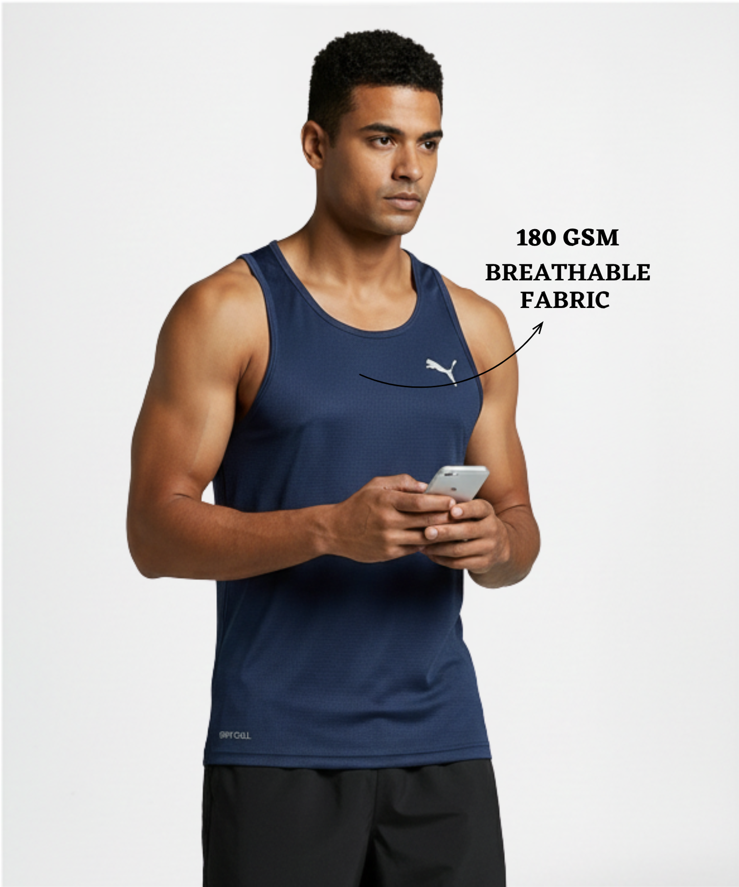 Imported Reebok Knit Lycra Sando (GSM 180)| Racerback Stringer Tank Top