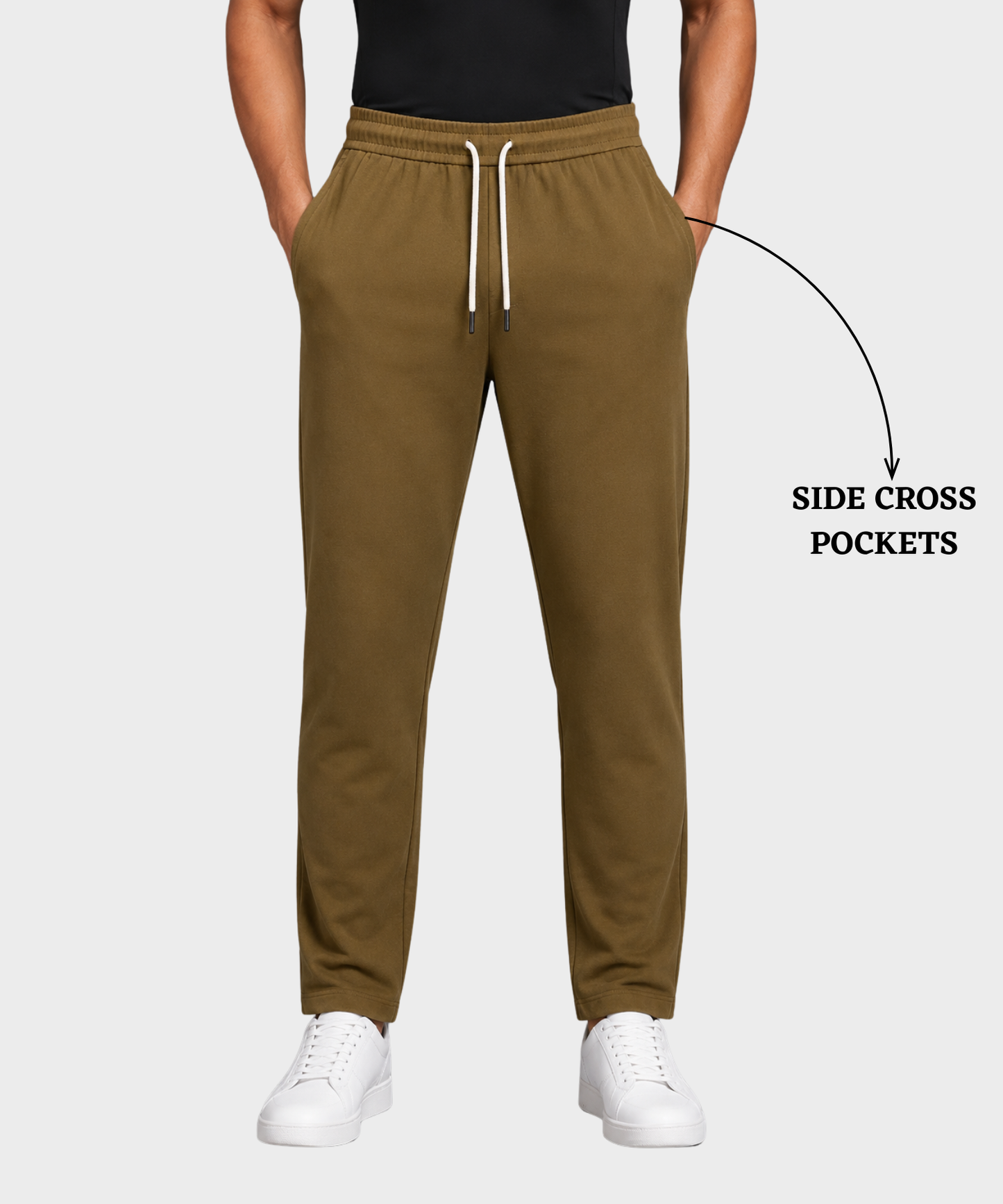 Premium Cotton Blend Casual Track Pants for Men | Comfort Fit TrackPant