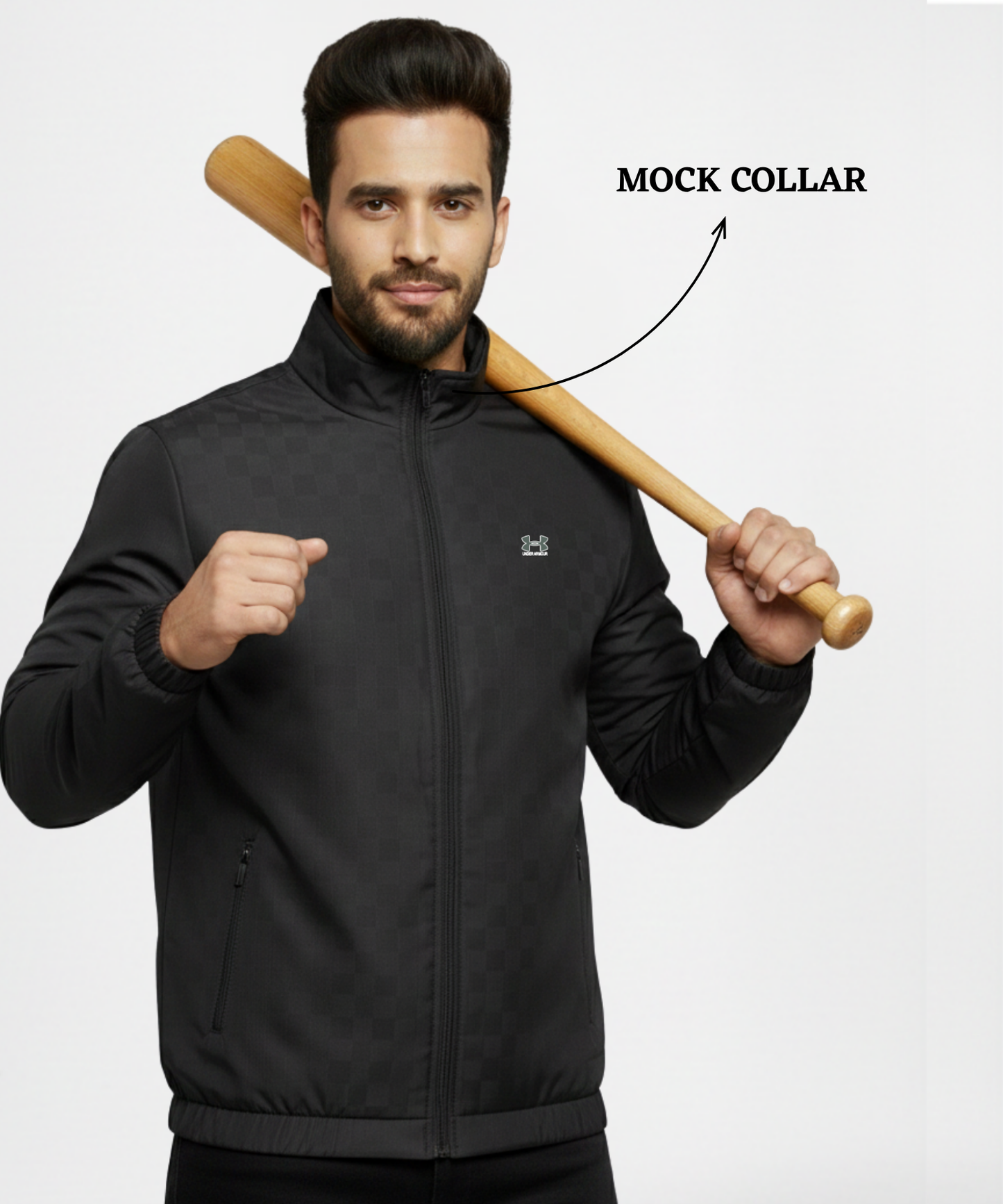 Premium Quality Nylon Check Windcheater Jackets (GSM 350, Rice-knit fabric inside )