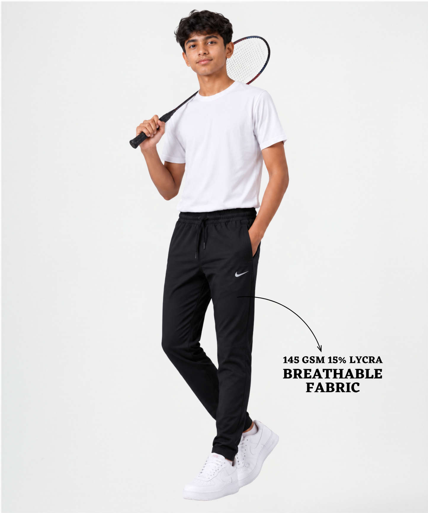 Imported Ns Parachute Lycra Kids Lower (15% Lycra 145 GSM)