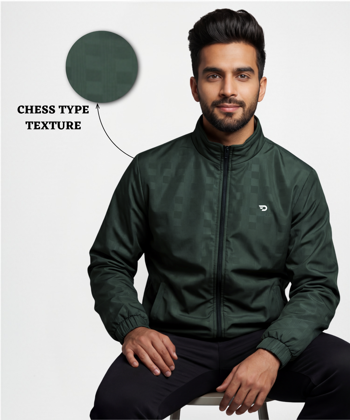 Premium Quality Nylon Check  Windcheater Jackets ( Gsm 350 , Rice-knit fabric inside )