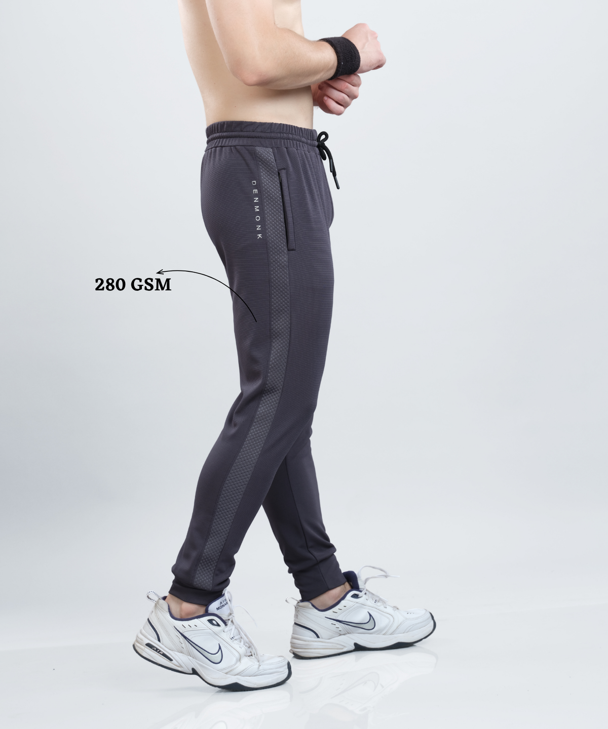 Action Fit  Trackpant – Imported Dobby Lycra | 280 GSM | Slim Fit
