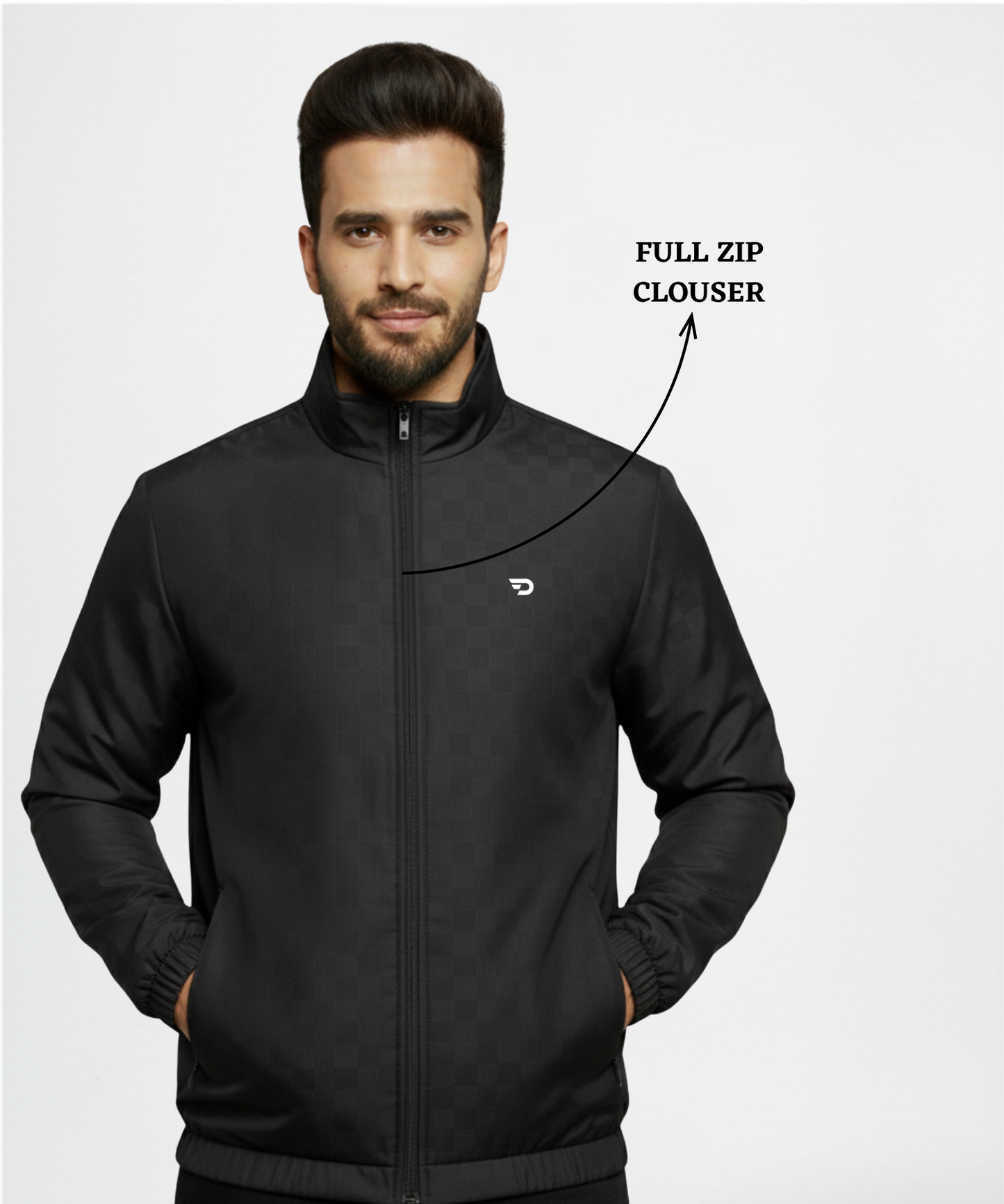 Premium Quality Nylon Check  Windcheater Jackets ( Gsm 350 , Rice-knit fabric inside )