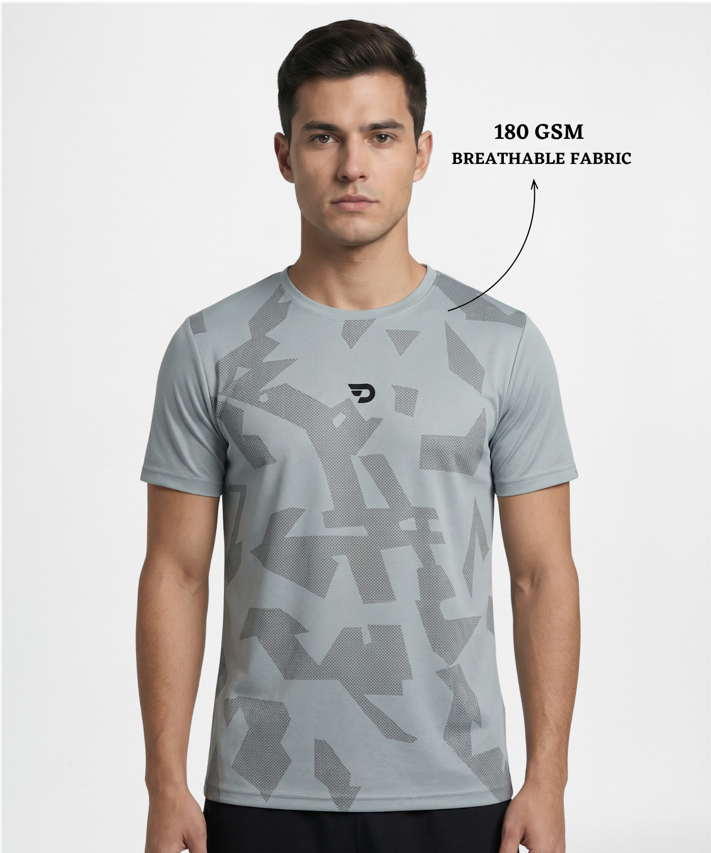 Imported Dotknit Lycra T-Shirt – GSM 180 | Lightweight Stretch | Premium Casual Wear