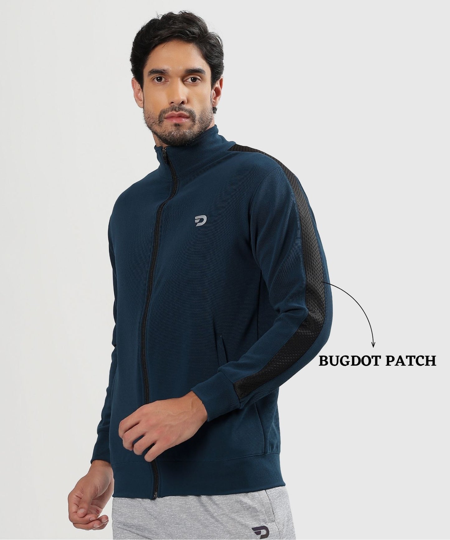 Stylish Full-Zip Jacket - Imported Dobby Lycra  (GSM 290)