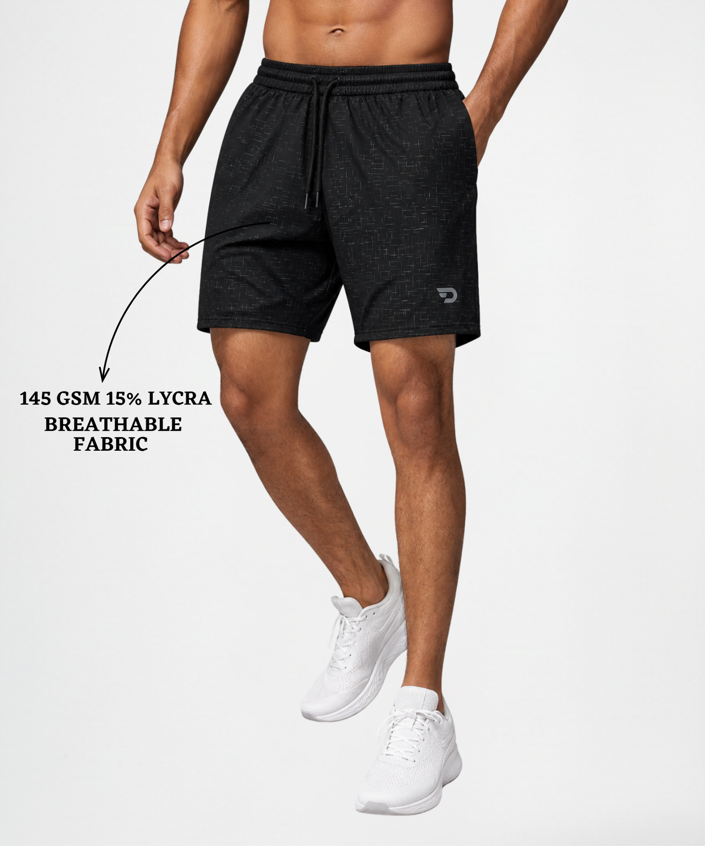 Men's Imported Active NS Parachute Lycra Shorts | 12% Lycra | Everyday Active Shorts