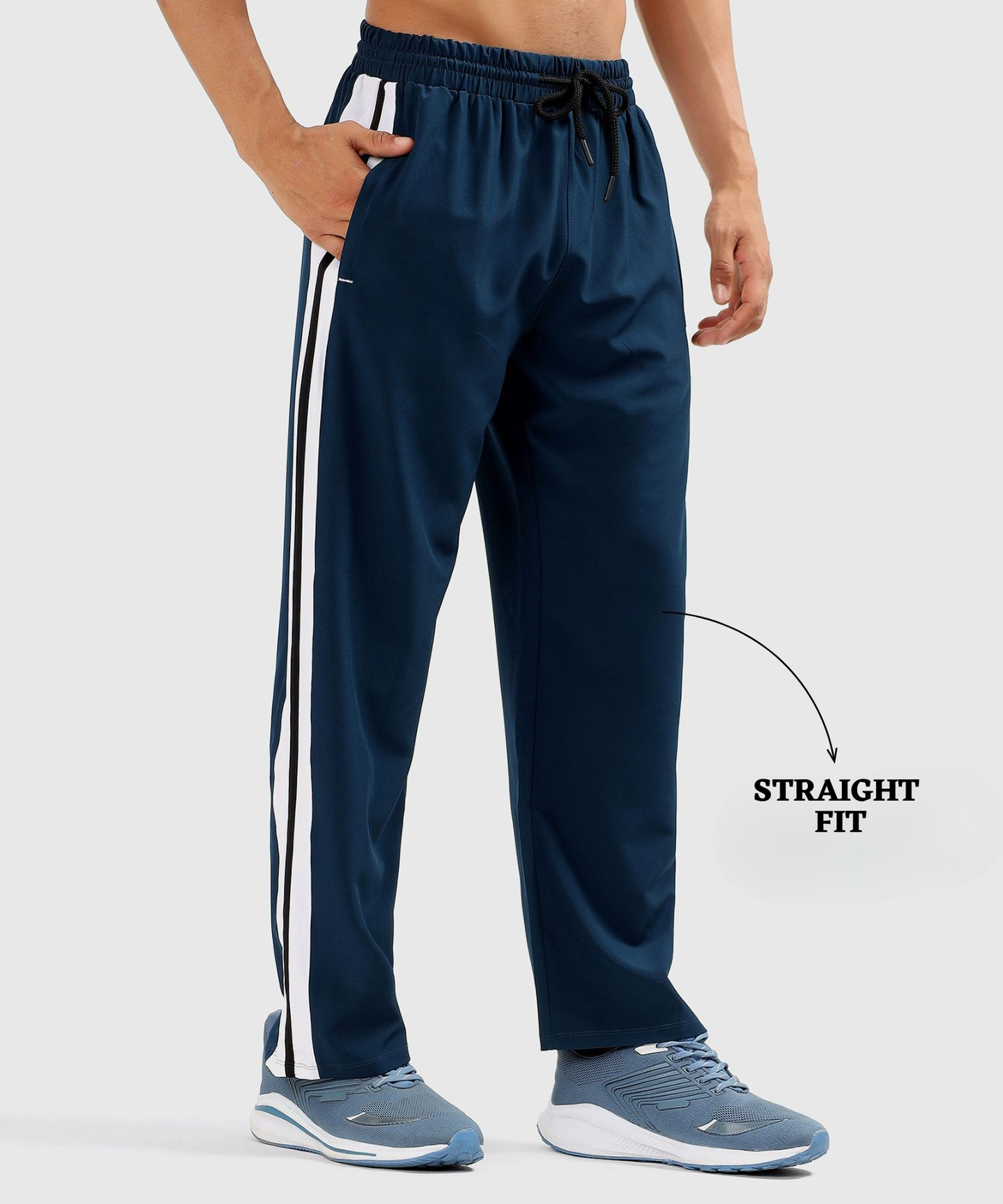Imported Ns Parachute Lycra Straight Fit Trackpant (20% Lycra 145 GSM)