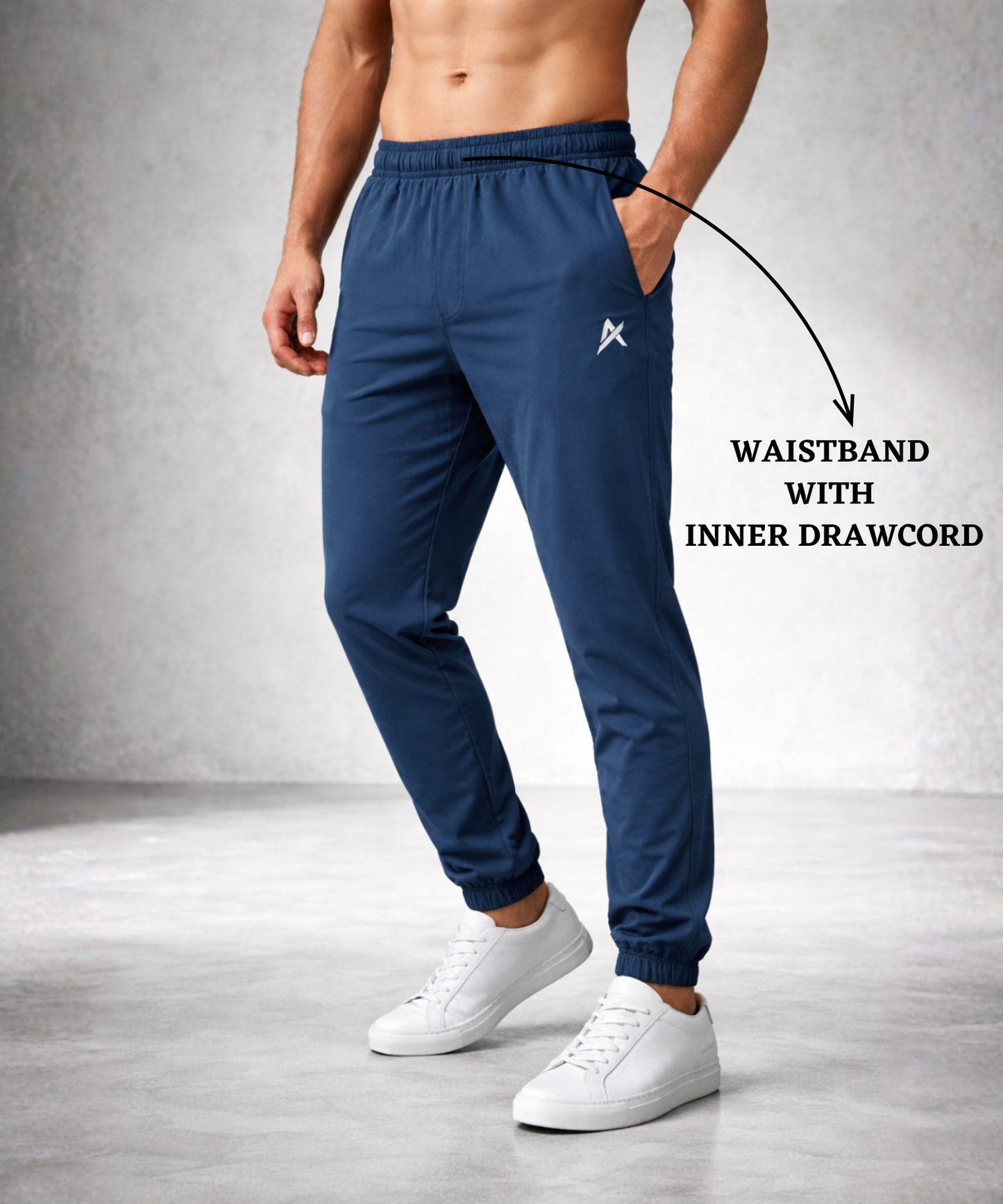 Imported Ns Parachute Lycra Trackpant (12% Lycra 130 GSM) | Athvix Active wear by Denmonk