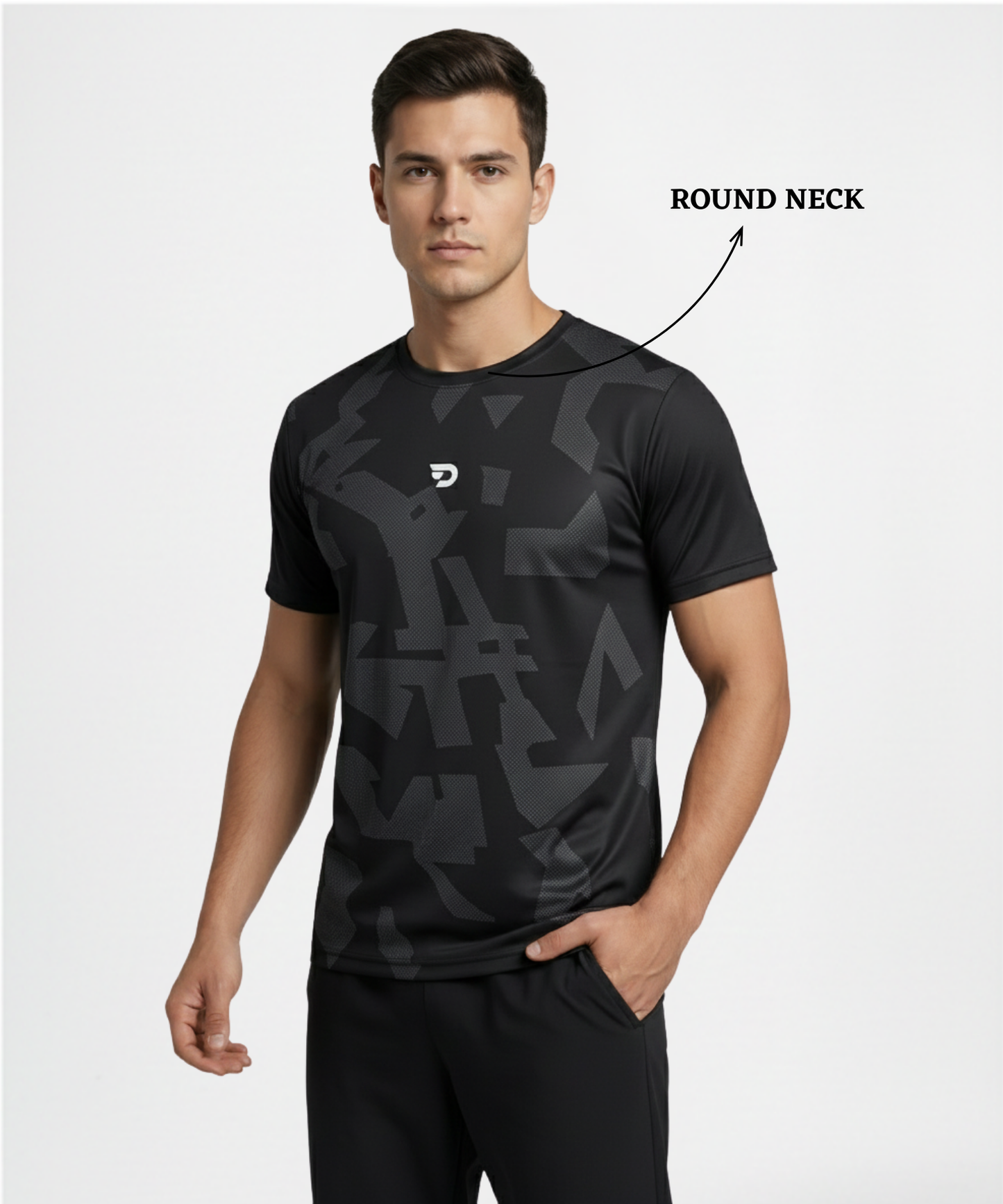 Imported Dotknit Lycra T-Shirt – GSM 180 | Lightweight Stretch | Premium Casual Wear