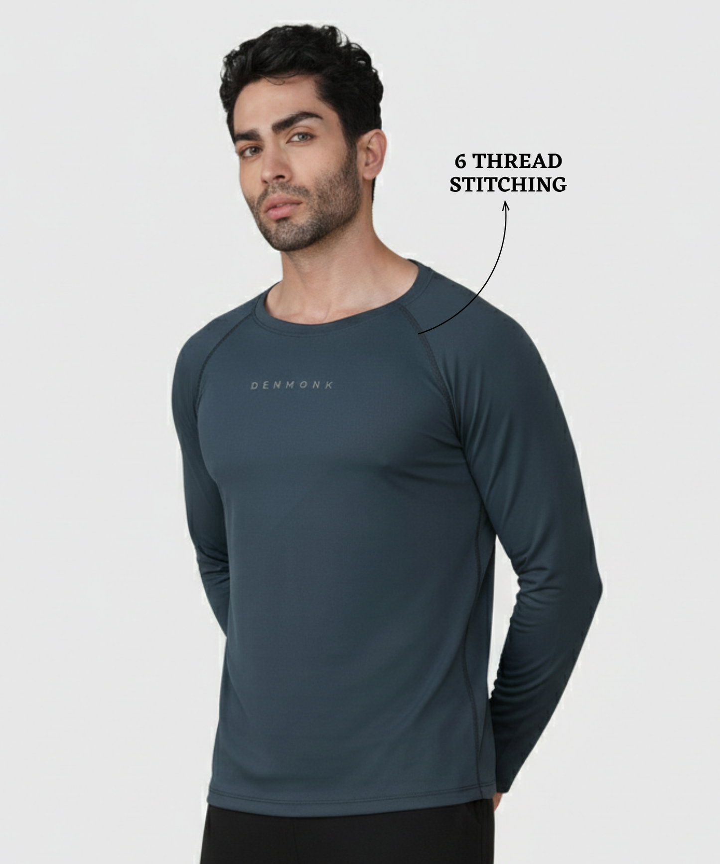 Men’s Activewear Sports T-Shirt | Dotnit Lycra Fabric | 180 GSM | Full Sleeve Gym Wear