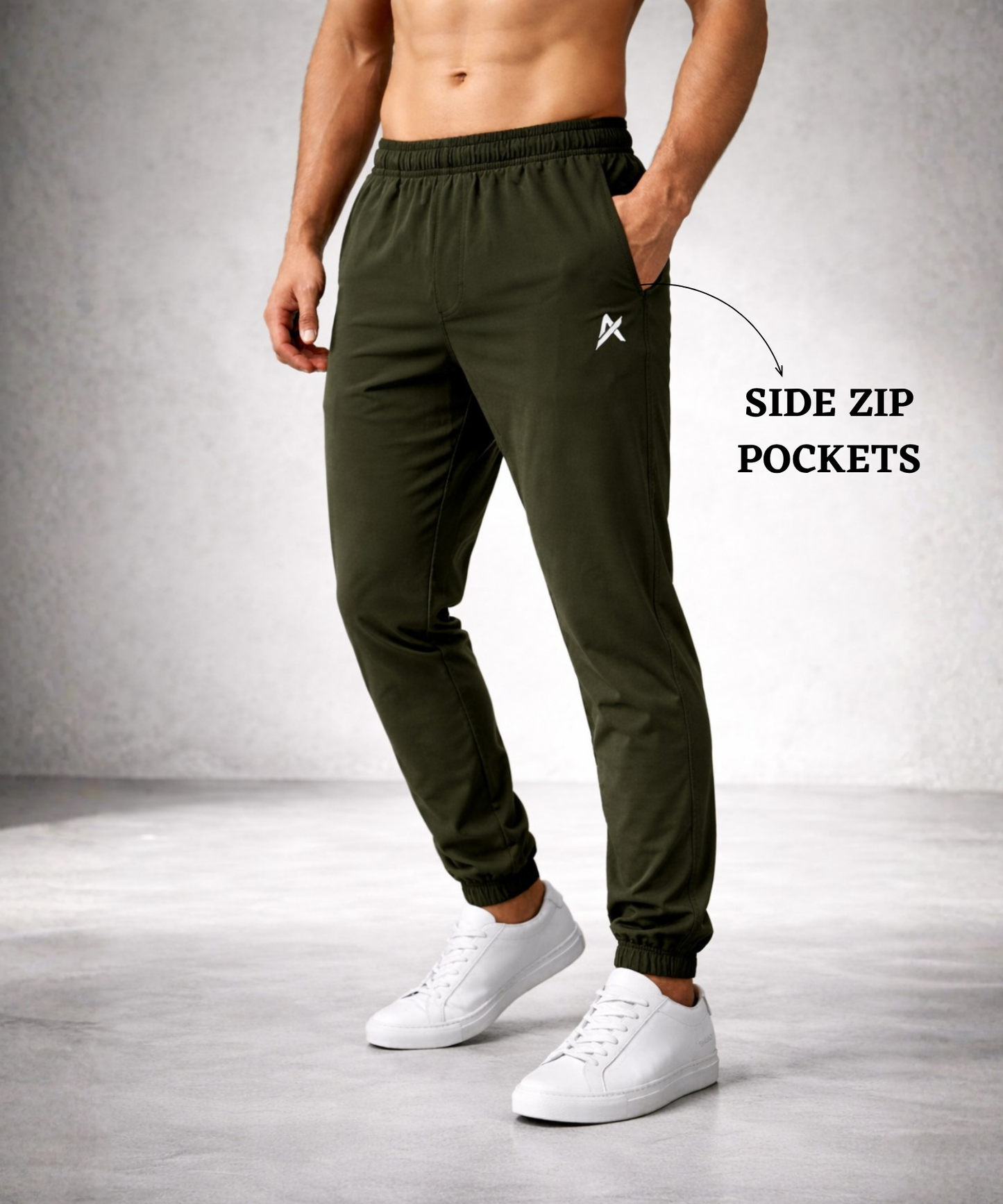 Imported Ns Parachute Lycra Trackpant (12% Lycra 130 GSM) | Athvix Active wear by Denmonk
