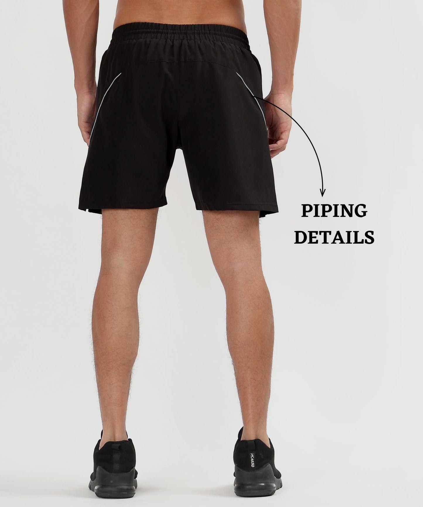 FlexStride  2-in-1 Shorts - Imported Ns Parachute Lycra Shorts (15% Lycra 130)