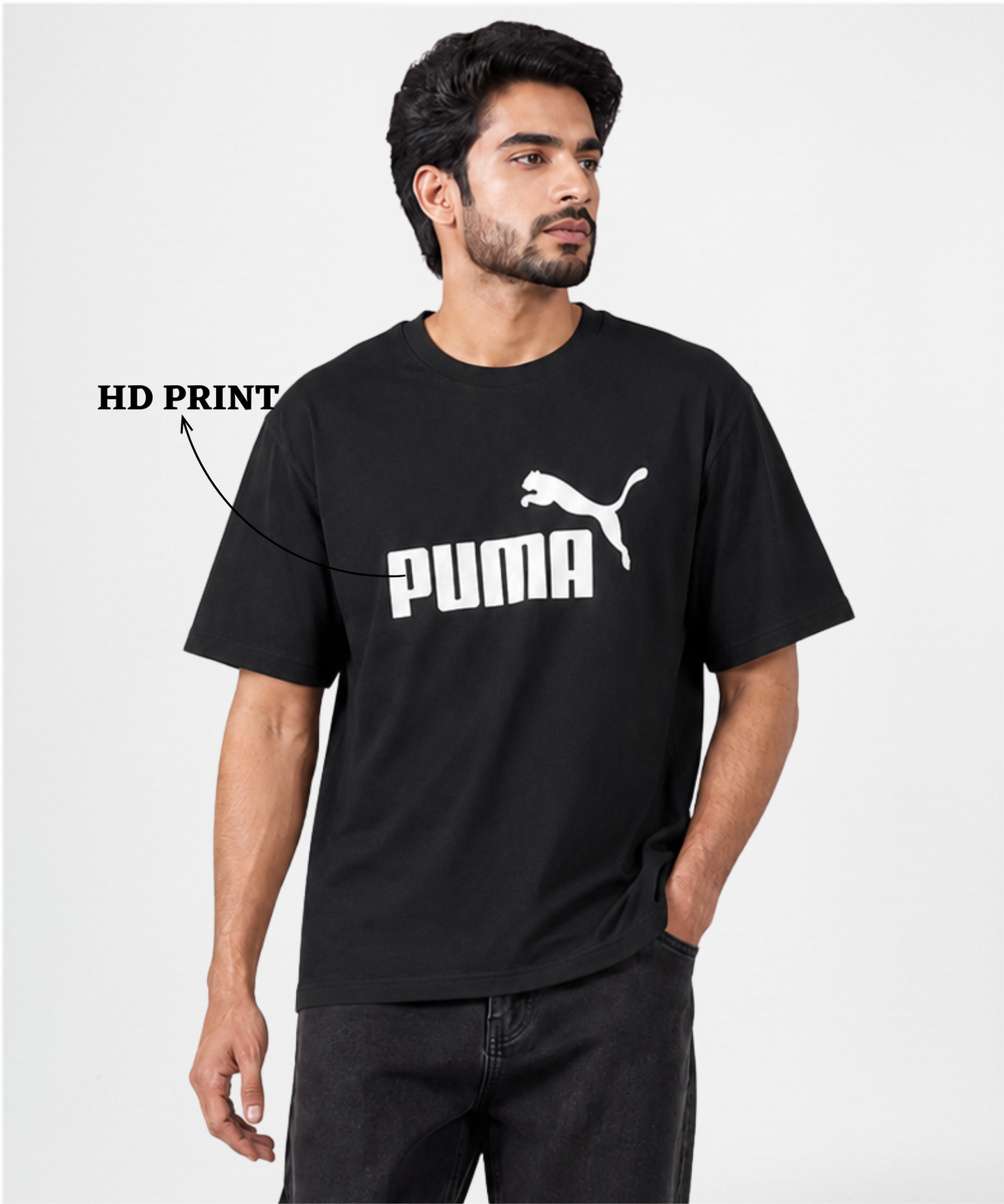 Men’s Premium Cotton Blend Over Sized T-shirts – 220 GSM | Multi Brand