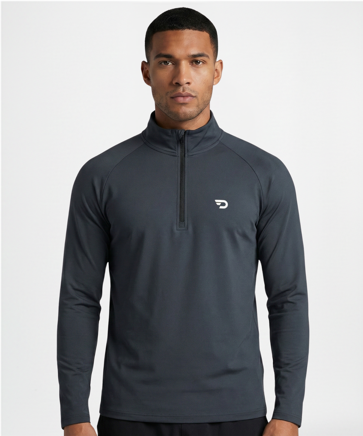 Premium 4-Way Lycra Performance Half-Zip T-Shirt | 250 GSM | Regular Fit