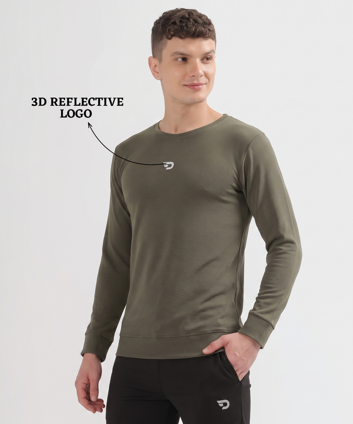 Move Light Sweatshirt - Imported Dobby Lycra  (GSM 280)