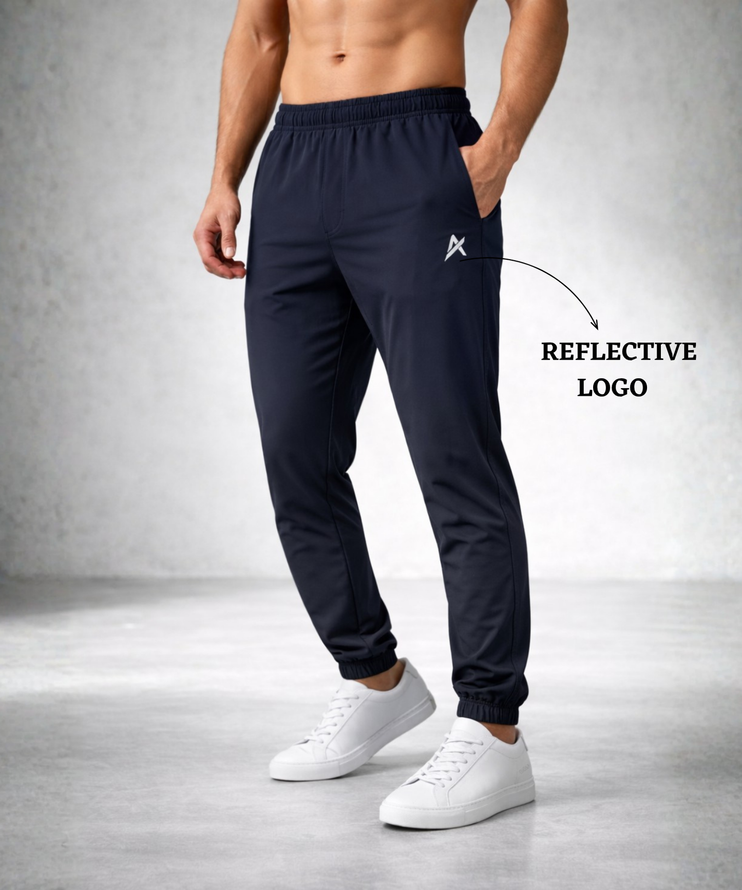 Imported Ns Parachute Lycra Trackpant (12% Lycra 130 GSM) | Athvix Active wear by Denmonk