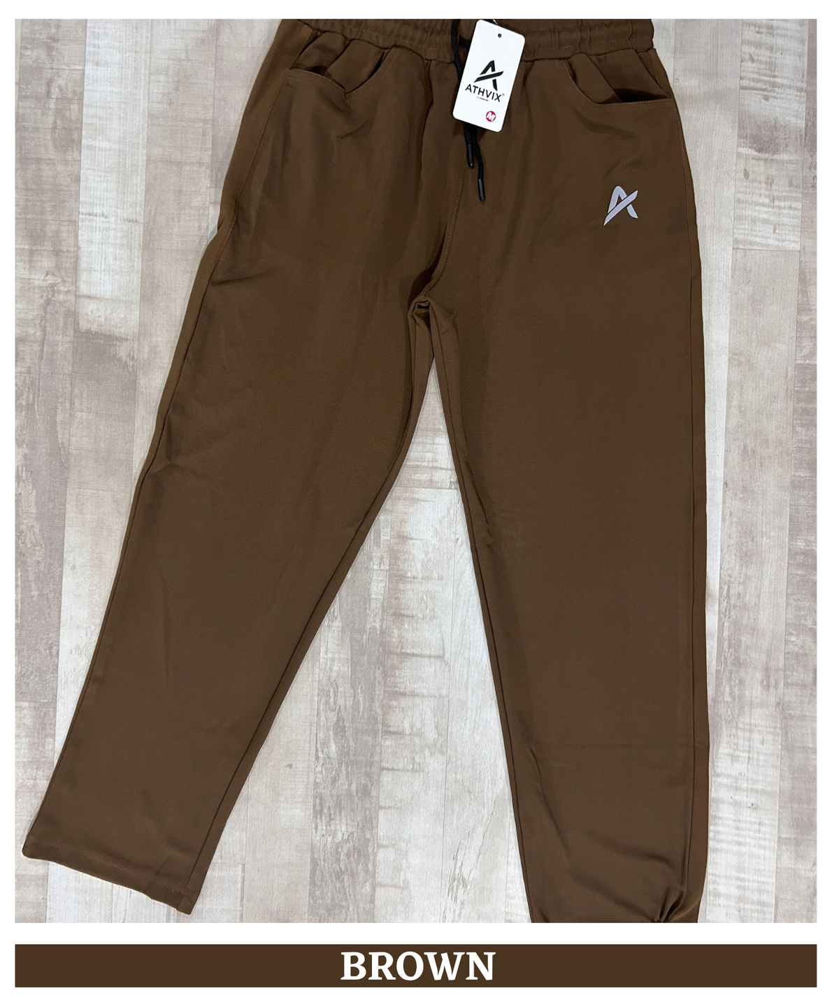 Denmonk Men's Premium Athvix Dobby Lycra Track Pants with D Pocket | 250 GSM | Regular Fit