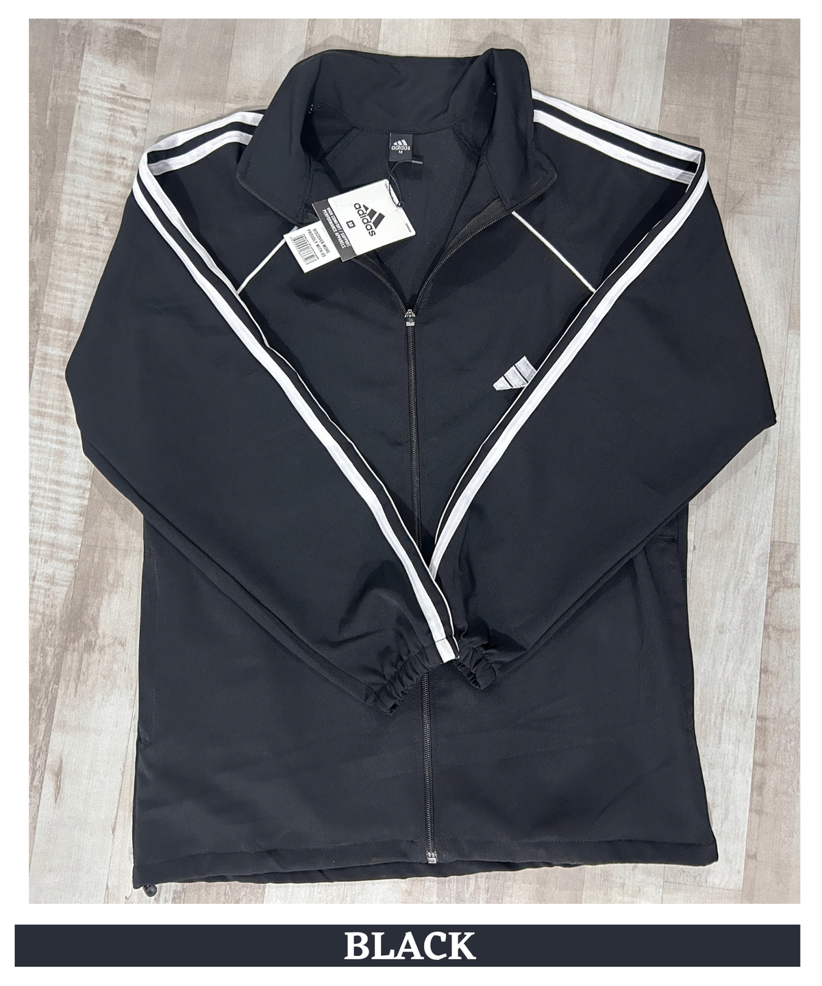 Men's Premium Imported Ns Terry  Lycra Jacket with 3 White Strips Design| Without Inner Lining | 180-190 GSM | Regular Fit