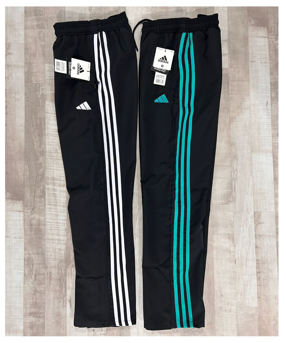 Imported Ns Terry Lycra TrackPant With  Multi-Colour 3-Stripe Design  | GSM 180-190 | Straight Fit