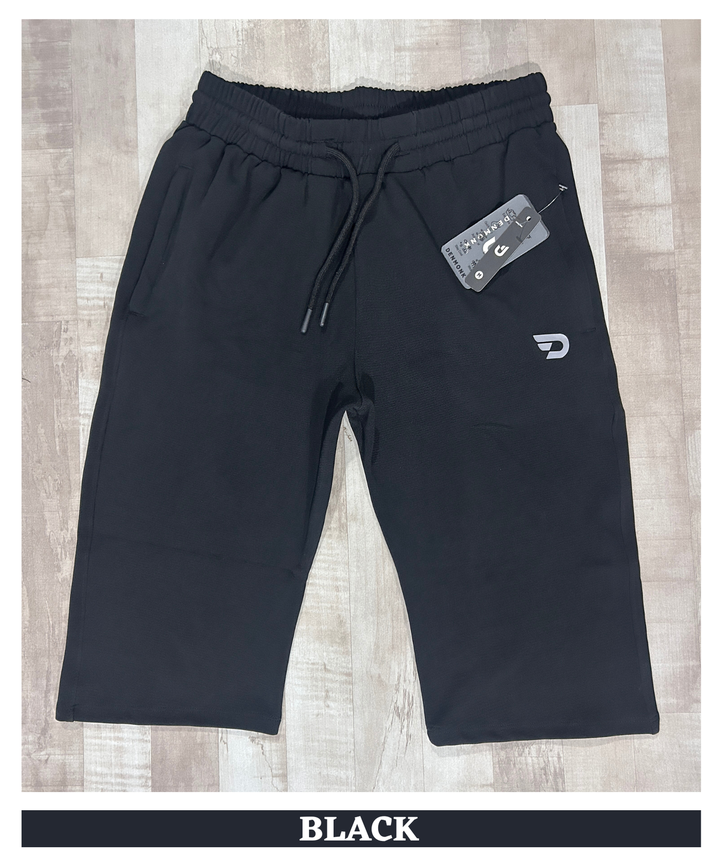 Men's Premium Imported Dobby Lycra Capri | 250 GSM | Both Side Zip Pockets | Regular Fit