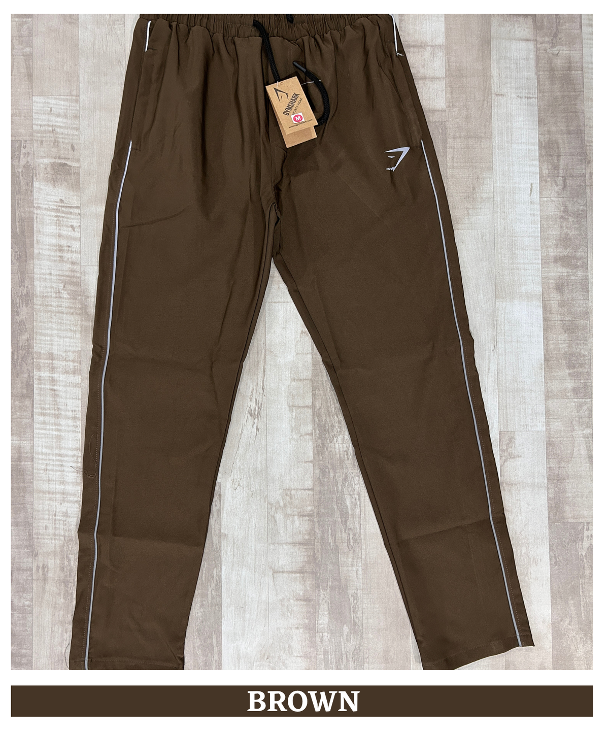 Premium Imported NS Terry Lycr TrackPant With Reflector Piping | GSM 180-190 | Slim fit