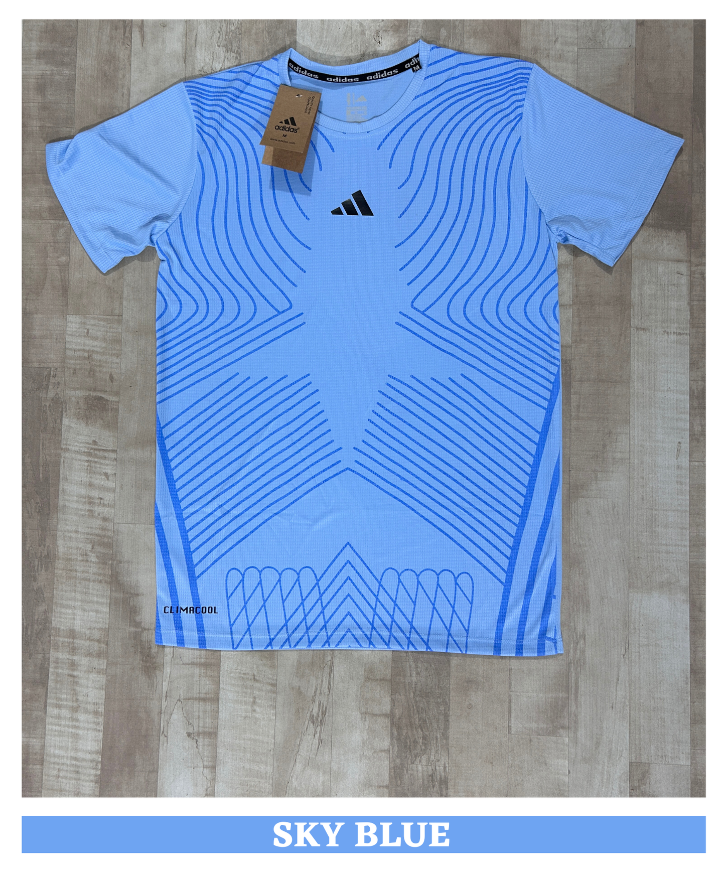 Imported Reebok Knit Lycra T-Shirt (GSM 180)- Printed Design