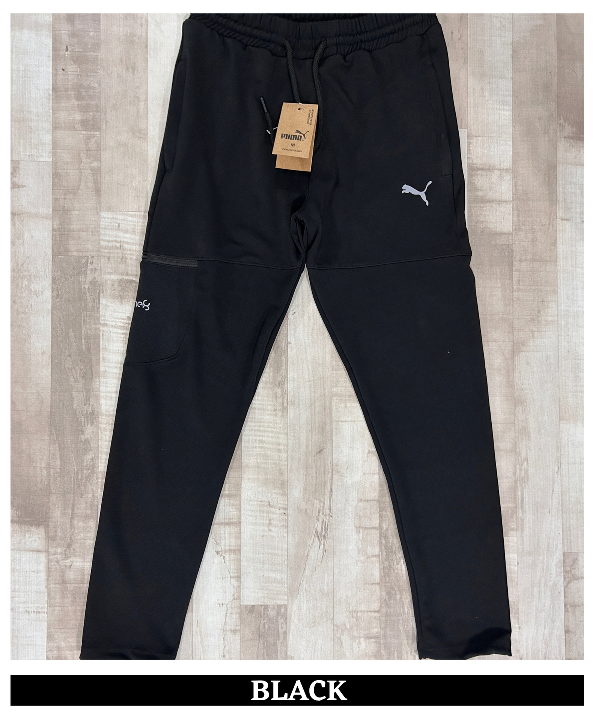 Imported Dobby Lycra Trackpant Knee Zip Pocket | GSM 250 | Slim Fit